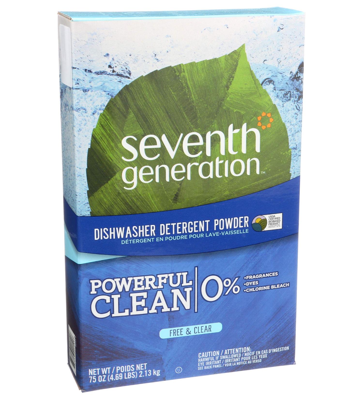 Buy Seventh Generation Free and Clear Dishwasher Detergent Powder 75 oz - Eco-Friendly Safe for All Dishware International Shipping Available - Buy Online on GoSupps.com