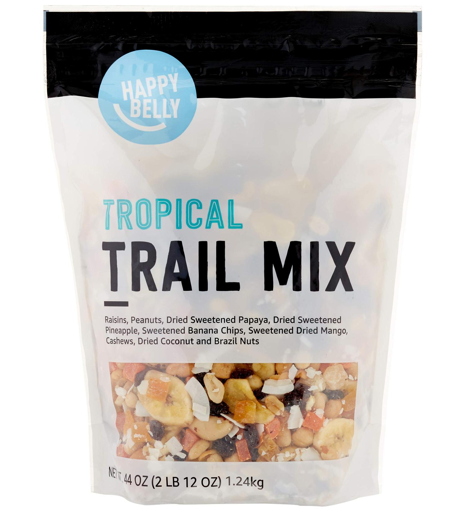 Happy Belly Tropical Trail Mix - 44 oz (2.75 lb) - Amazon Brand - Pack of 1 - Buy Online on GoSupps.com