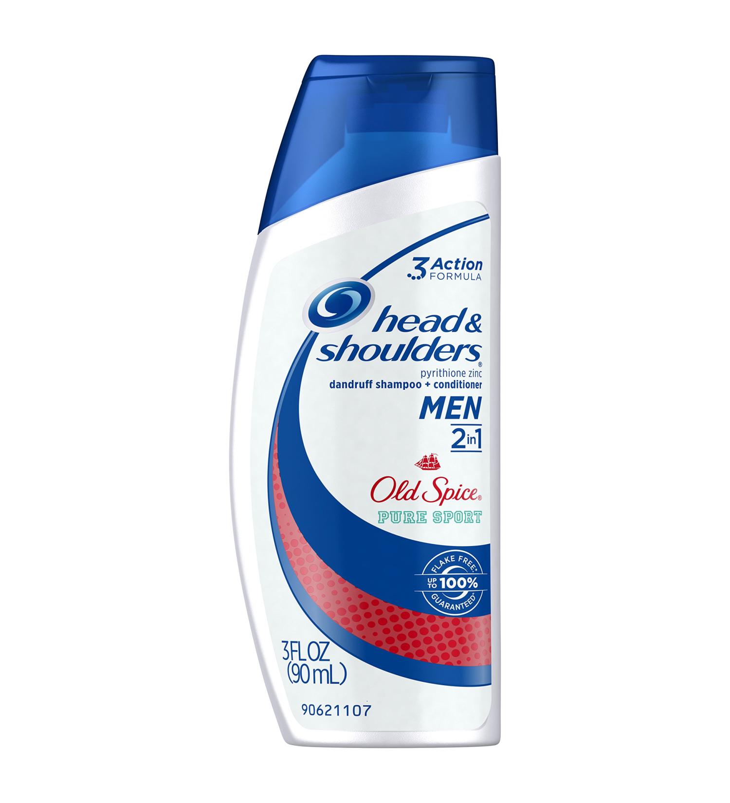 Head & Shoulders Old Spice Pure Sport 2-in-1 Anti-Dandruff Shampoo + Conditioner - 24 Pack (3 oz Each) - Best International Shipping - Buy Online on GoSupps.com