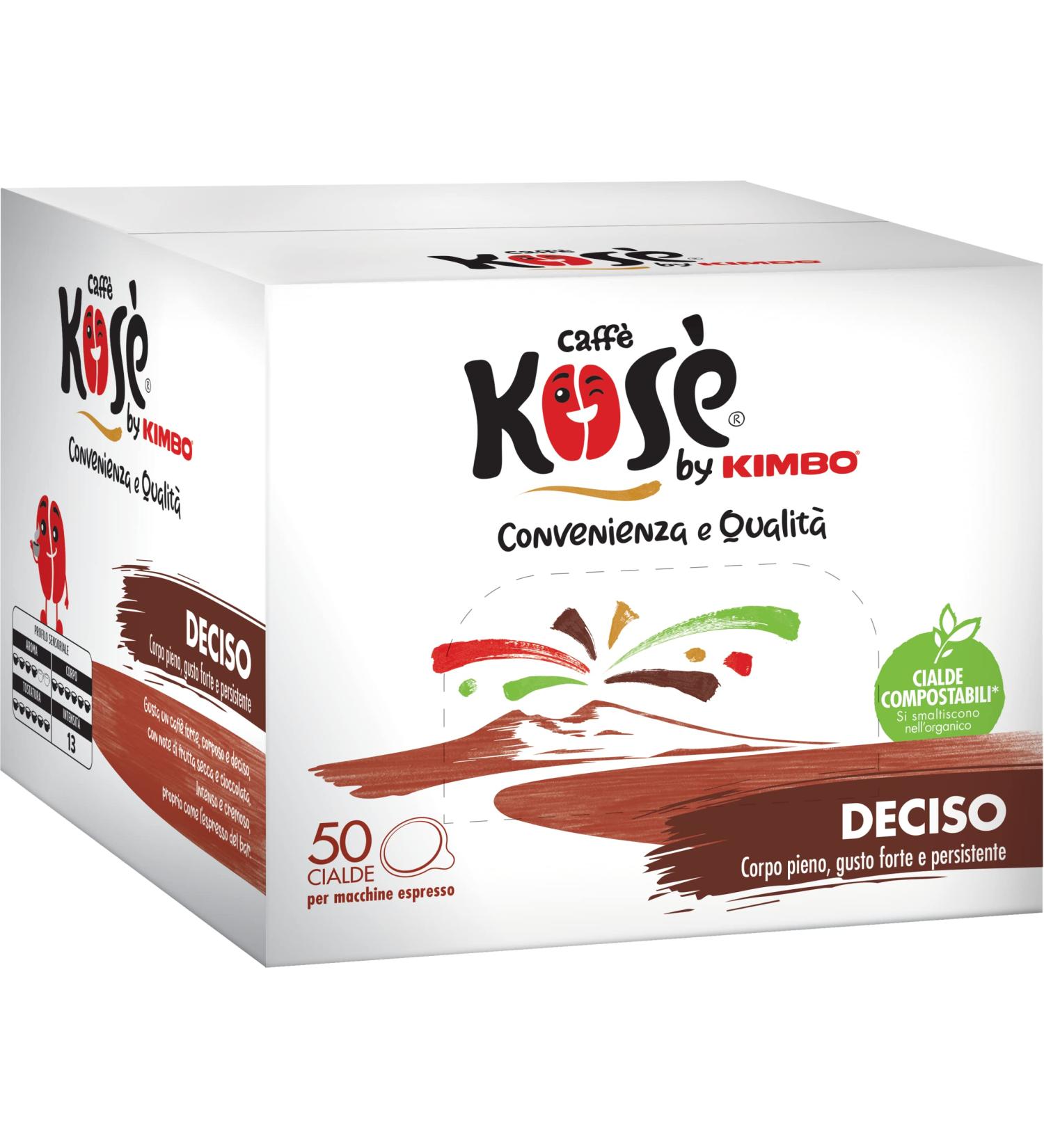 Caff Kos Audace 50 pods - Box of 6 pieces for a total of 300 capsules - Buy Online on GoSupps.com