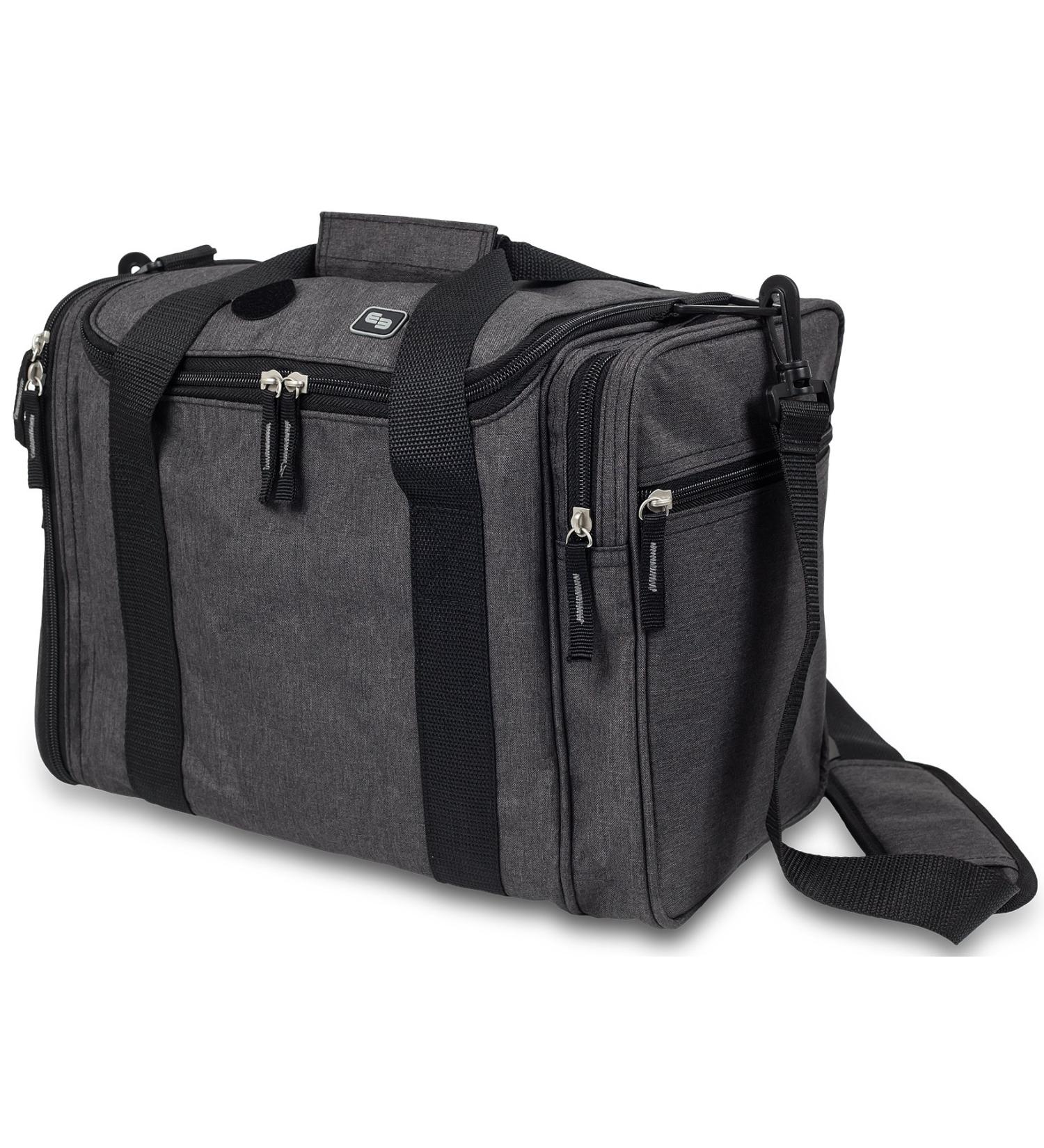 Eb Jumbles Gray Multifunctional Pocket Care Bag | First Aid Bag with Big Main Compartment & 2 Outside Pockets | Nursing Service Gray-Bitone with Hand Loops & Removable Shoulder Strap - Buy Online on GoSupps.com