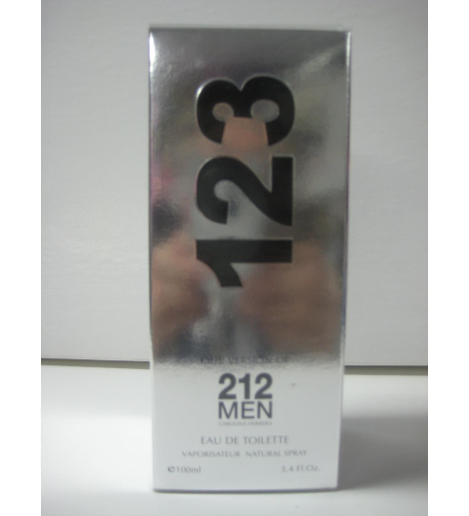 Designer collection123 our version of 212 men edt 3.4 fl oz by Designer Collection