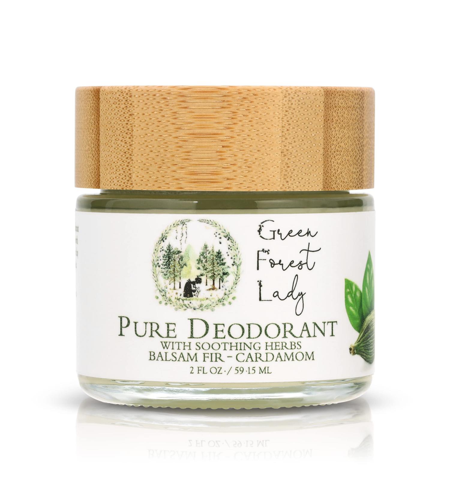 Pure Organic Deodorant for Women and Men Aluminum-Free Deodorant Paraben-Free Vegan Balsam Fir Cardamom Natural Stay Fresh All Day - 2 FL OZ/59.15 ML - Buy Online on GoSupps.com
