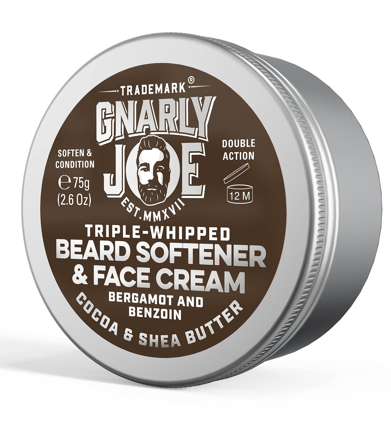 Gnarly Joe Triple-Whipped Cocoa & Shea Butter Beard Softener & Face Cream 75ml - Bergamot & Benzoin | Leave-In Overnight - Buy Online on GoSupps.com