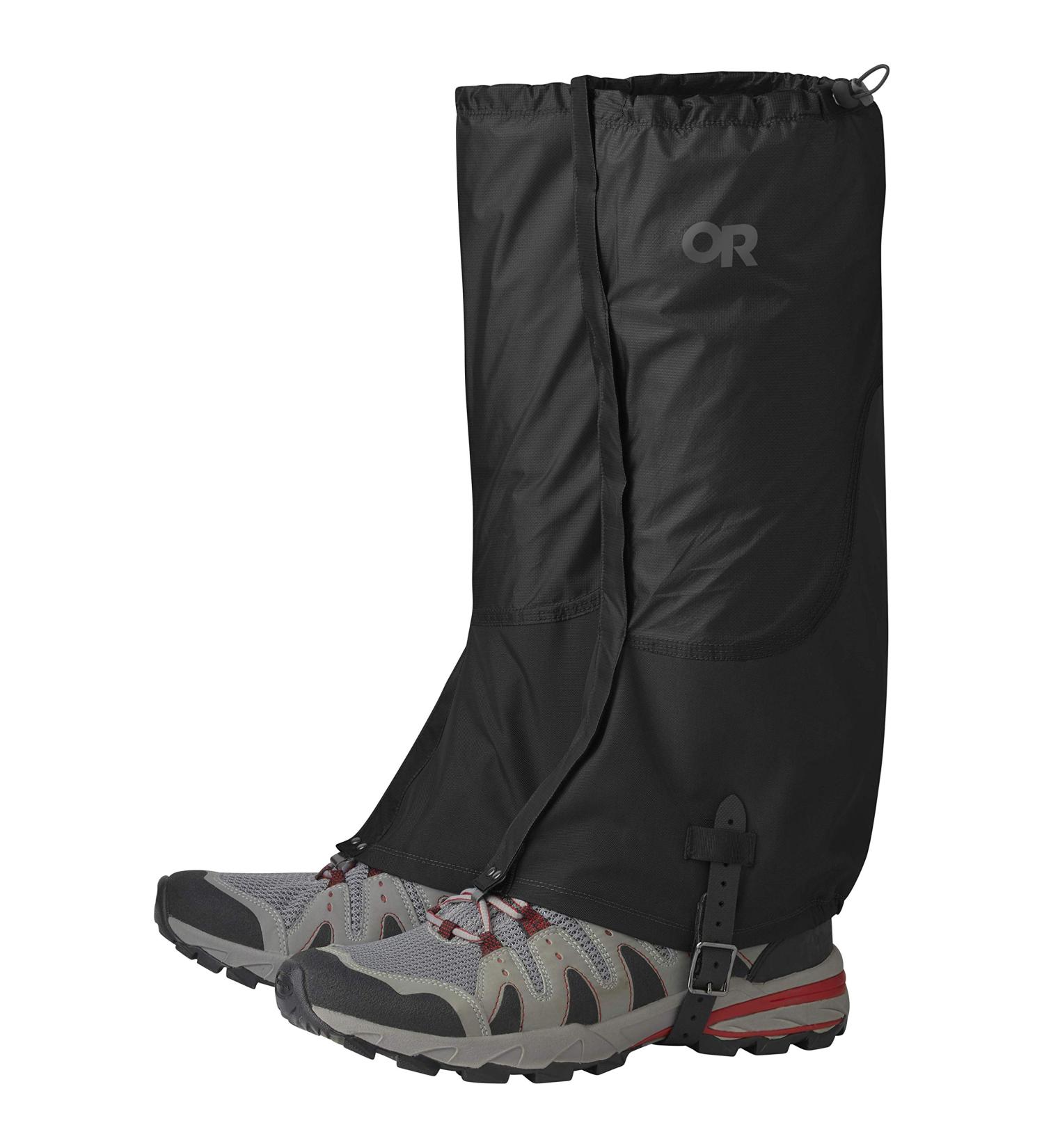 Outdoor Research Men's Helium Gaiters - Black, Large | Waterproof Outdoor Gear - Buy Online on GoSupps.com
