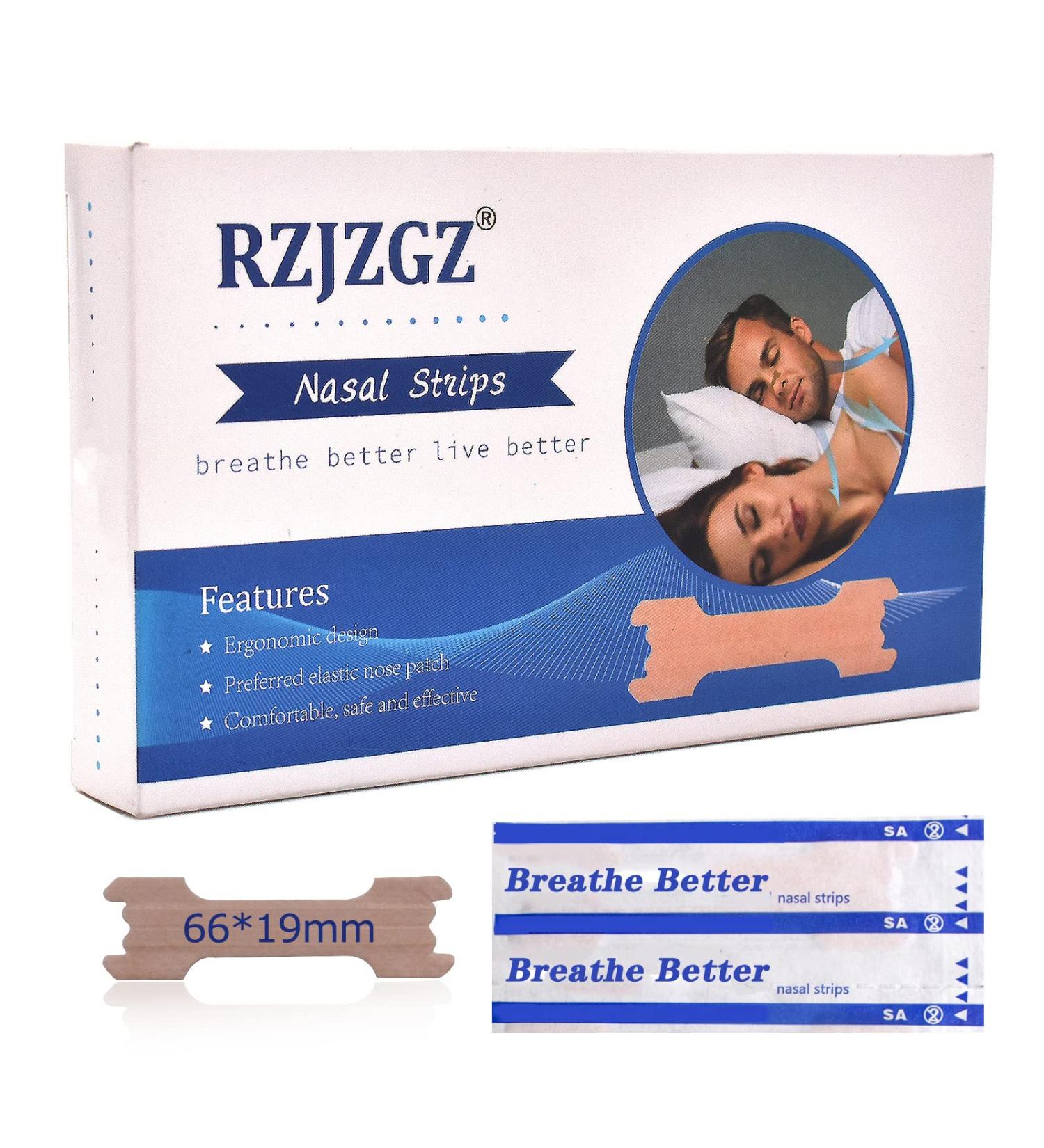 500 Pcs Upgraded Anti Snoring Nasal Strips | Large Breathe Better Nasal Pads 66x19mm - Buy Online on GoSupps.com