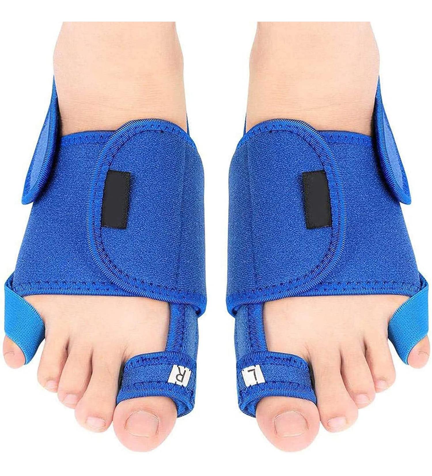 COOVS Adjustable Bunion Corrector Toe Separators for Hallux Valgus Pain Relief - Day Night Support - Buy Online on GoSupps.com