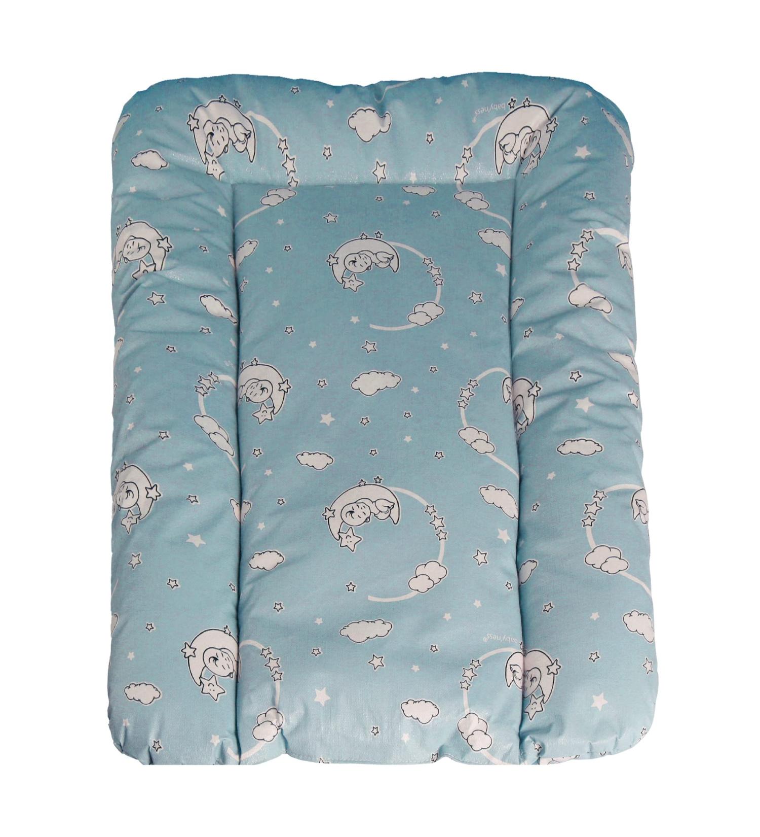Babynness Waterproof Wrapping - High Quality Wipeable & Easy to Clean - Diaper Documents Organizer in Moon & Star Blue - 50x70 cm - Buy Online on GoSupps.com