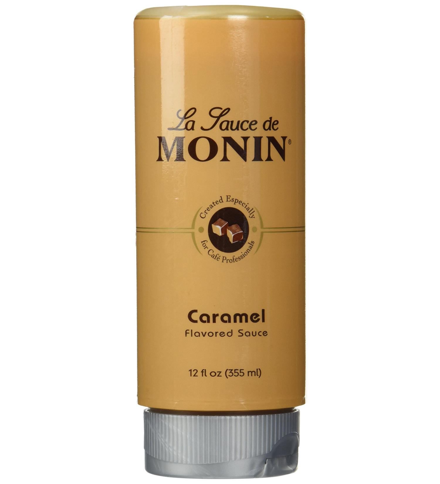 Monin Caramel Sauce - SQUEEZE | Premium Quality for Desserts and Drinks - Buy Online on GoSupps.com