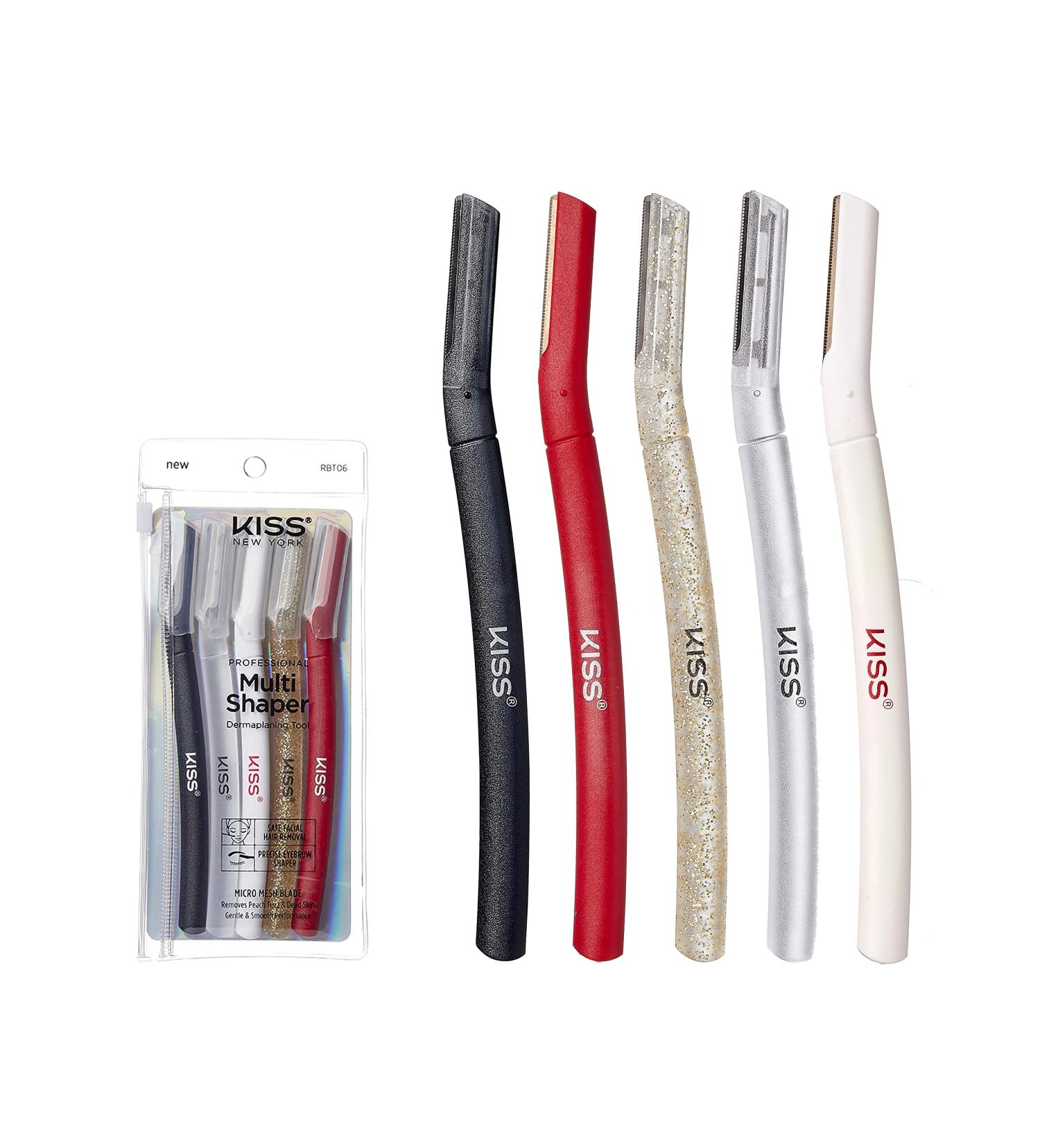 Kiss New York Eyebrow Razor Trimmer for Men & Women - 5 Count - Buy Online on GoSupps.com