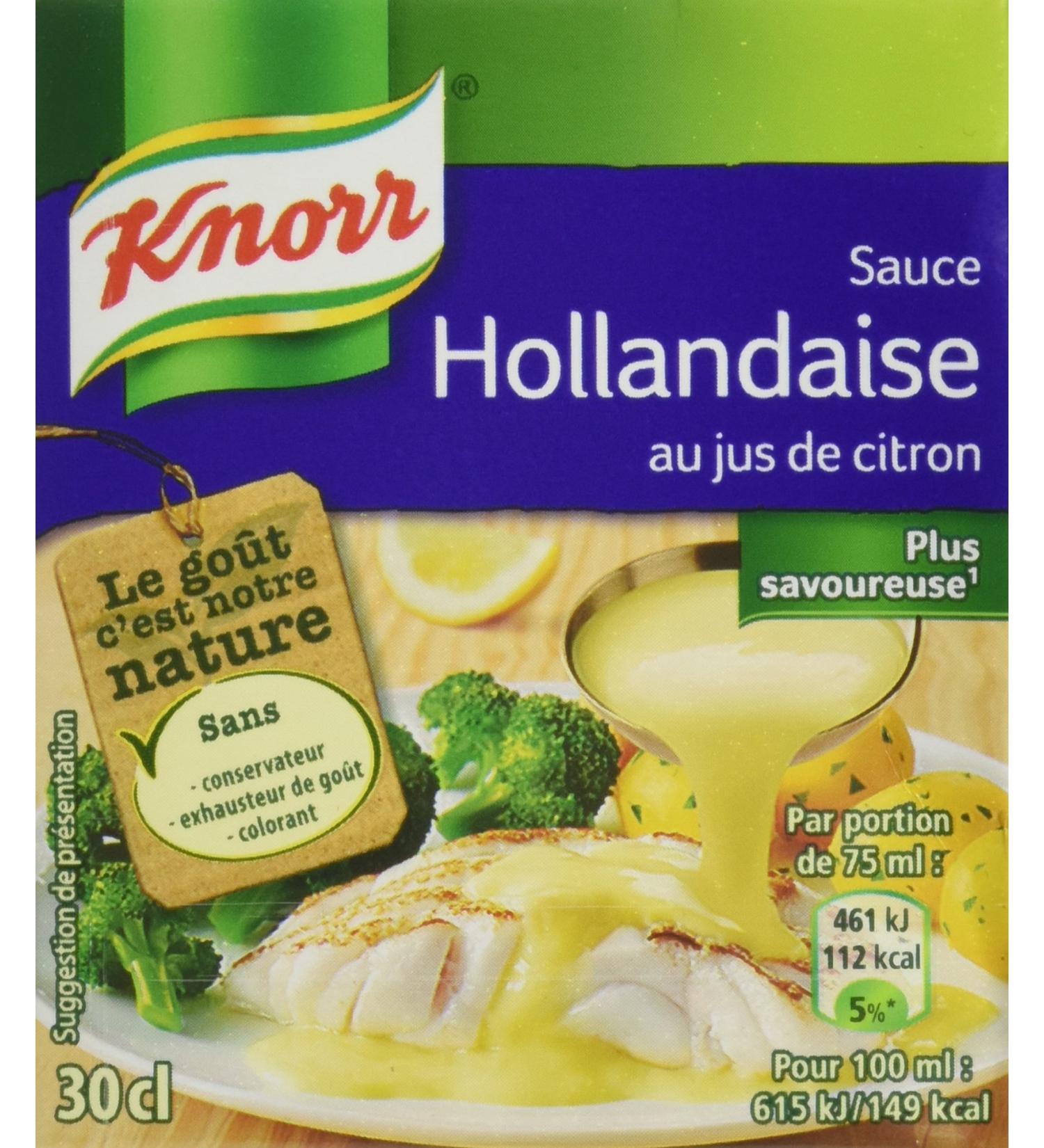 Knorr Hollandaise Sauce with Lemon Juice 4 Parts 30 cl - Pack of 4 - Buy Online on GoSupps.com