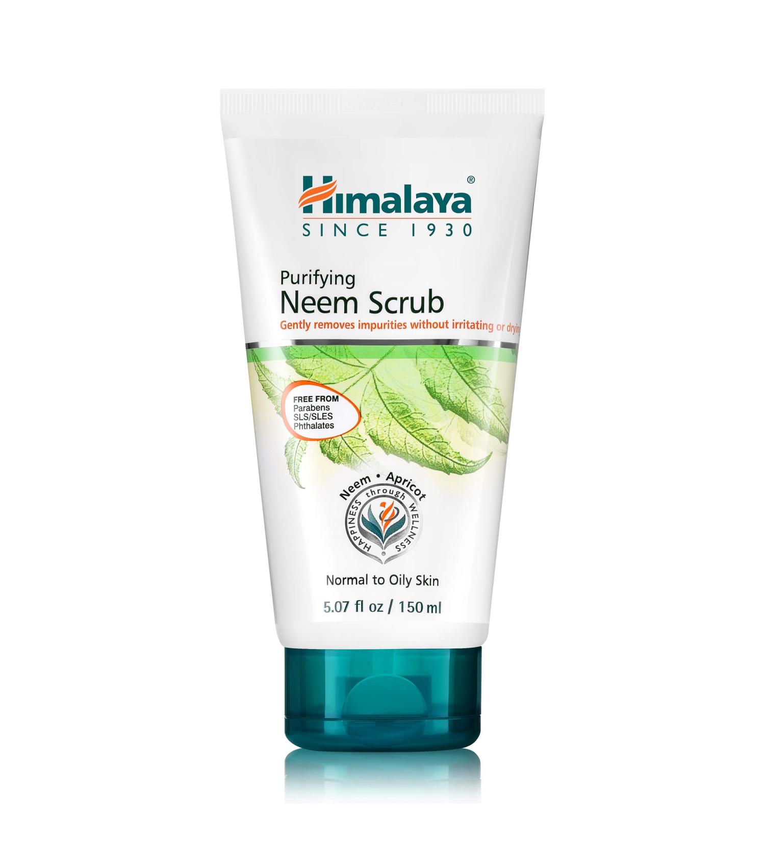 Himalaya Purifying Neem Scrub 5.07 oz - Deep Clean for Acne Reduction & Dead Skin Removal - Buy Online on GoSupps.com