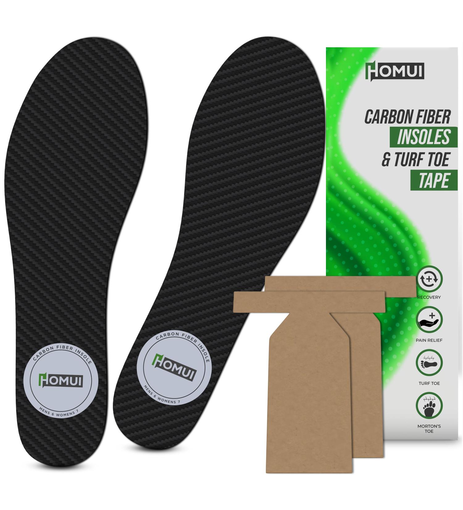 Shop Carbon Fiber Insoles for Men & Women - Hallux Rigidus Turf Toe Brace & Foot Fractures - M11/W12 - Buy Online on GoSupps.com