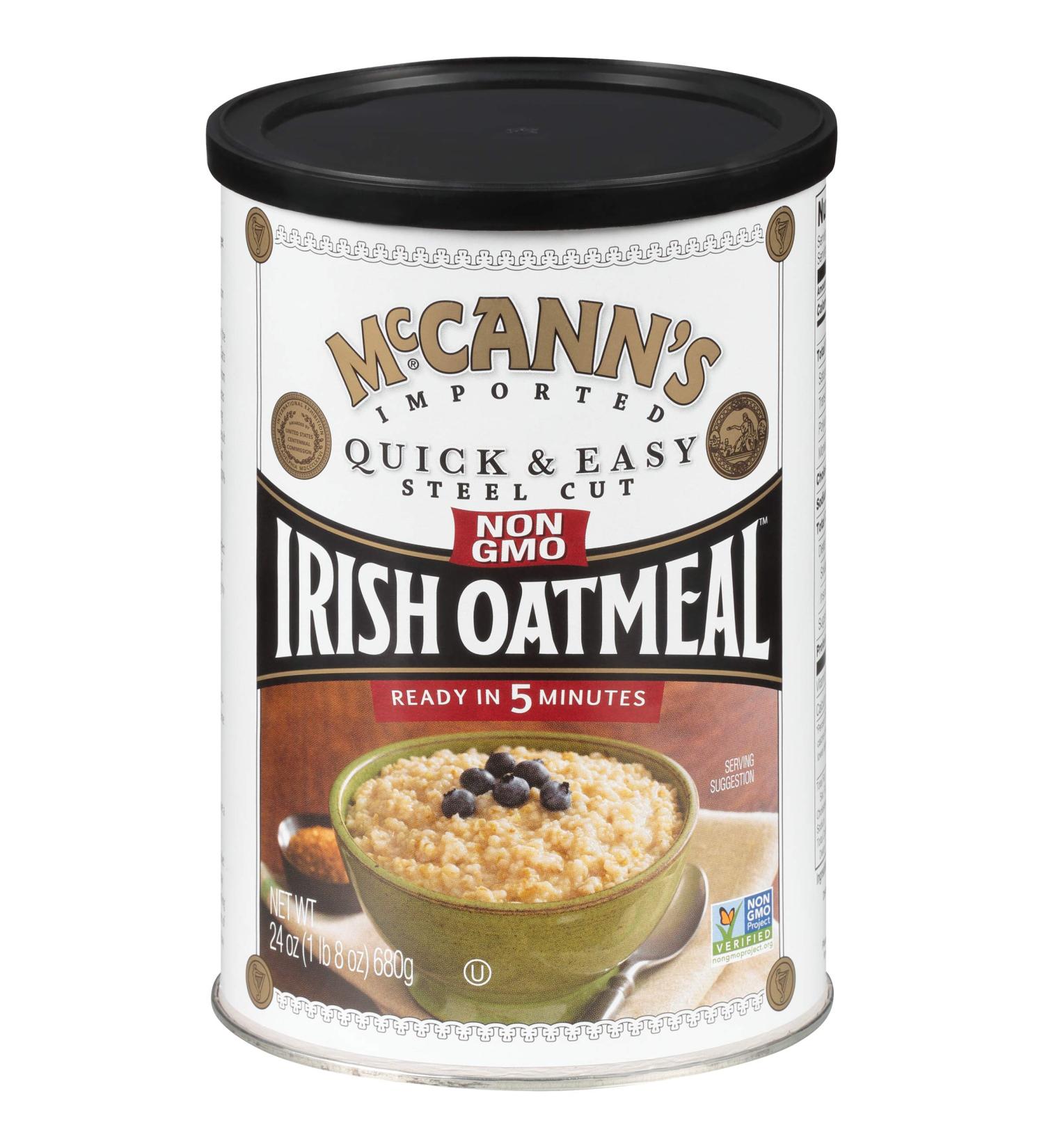 McCann's Irish Oatmeal  Quick & Easy Steel Cut Oats  24 Ounce - Buy Online on GoSupps.com