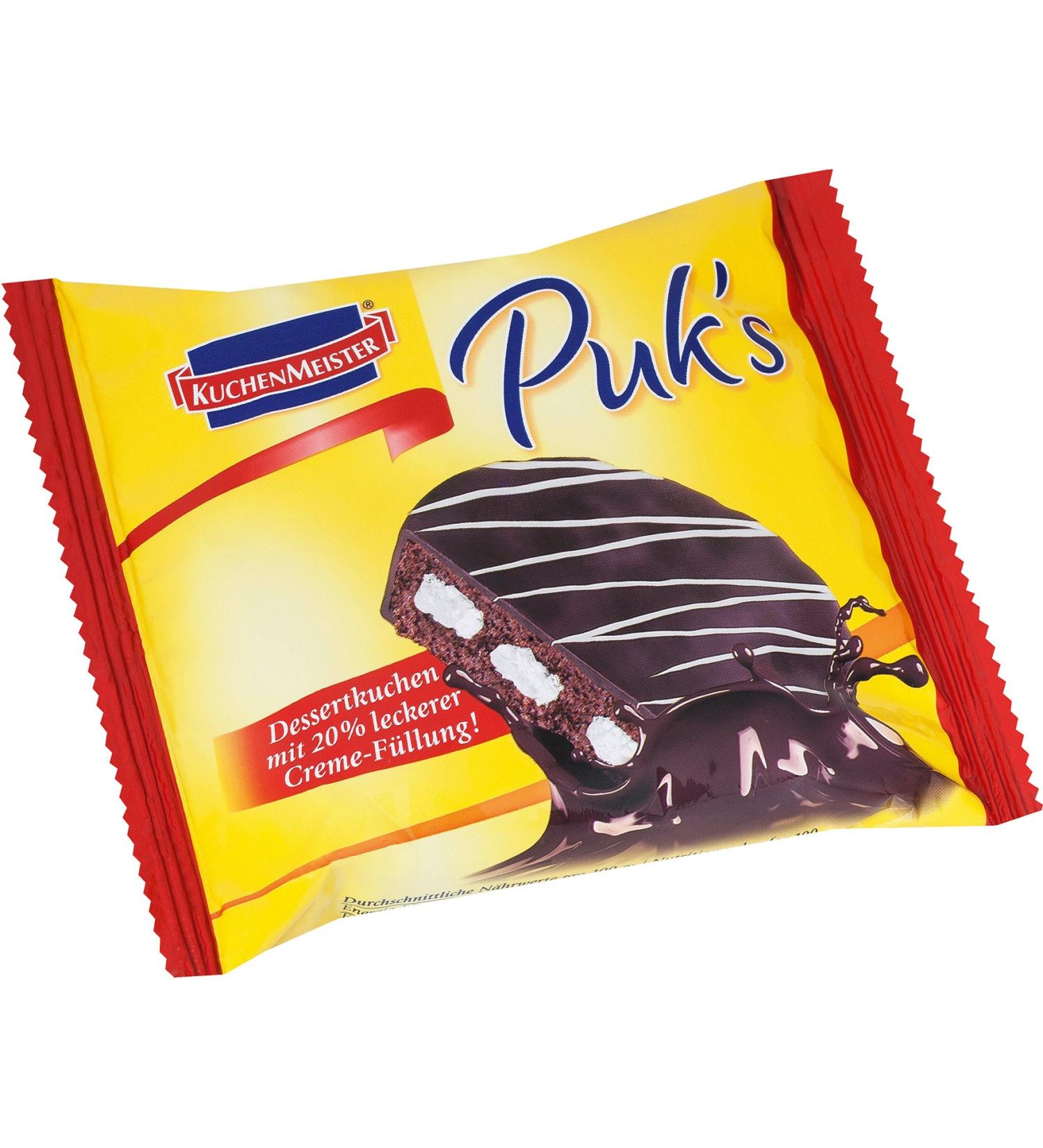 Kuchenmeister Puks Dessert Cake Filled 18 x 62 g 1 pack (1 x 0.062 kg)