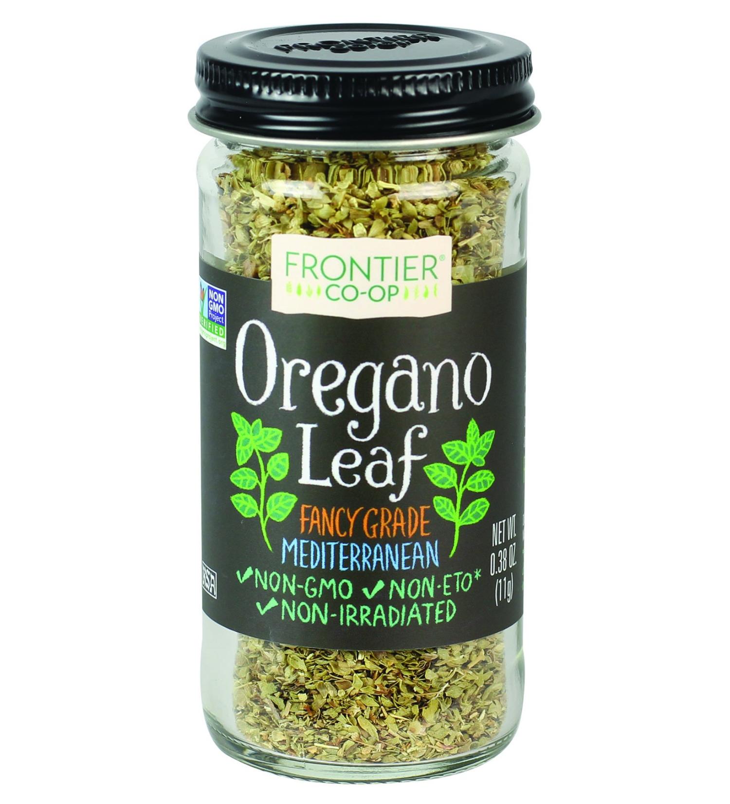 Frontier Co-op Oregano Leaf 0.38 oz - Organic Dried Italian Herb - Buy Online on GoSupps.com