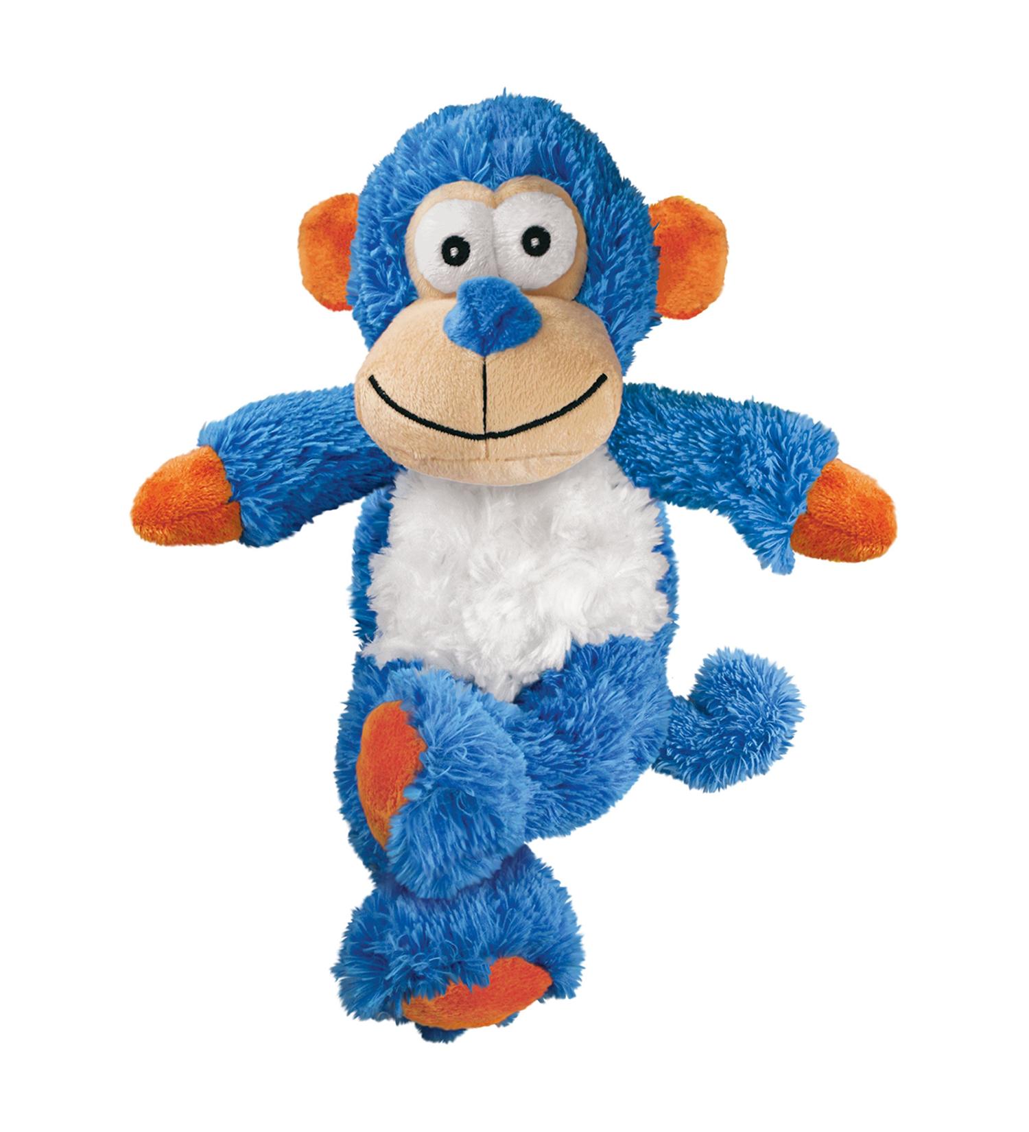 KONG Cross Knots Monkey Toy for Small/Medium Dogs - Internal Knotted Ropes, Minimal Stuffing - Multicolor - Buy Online on GoSupps.com