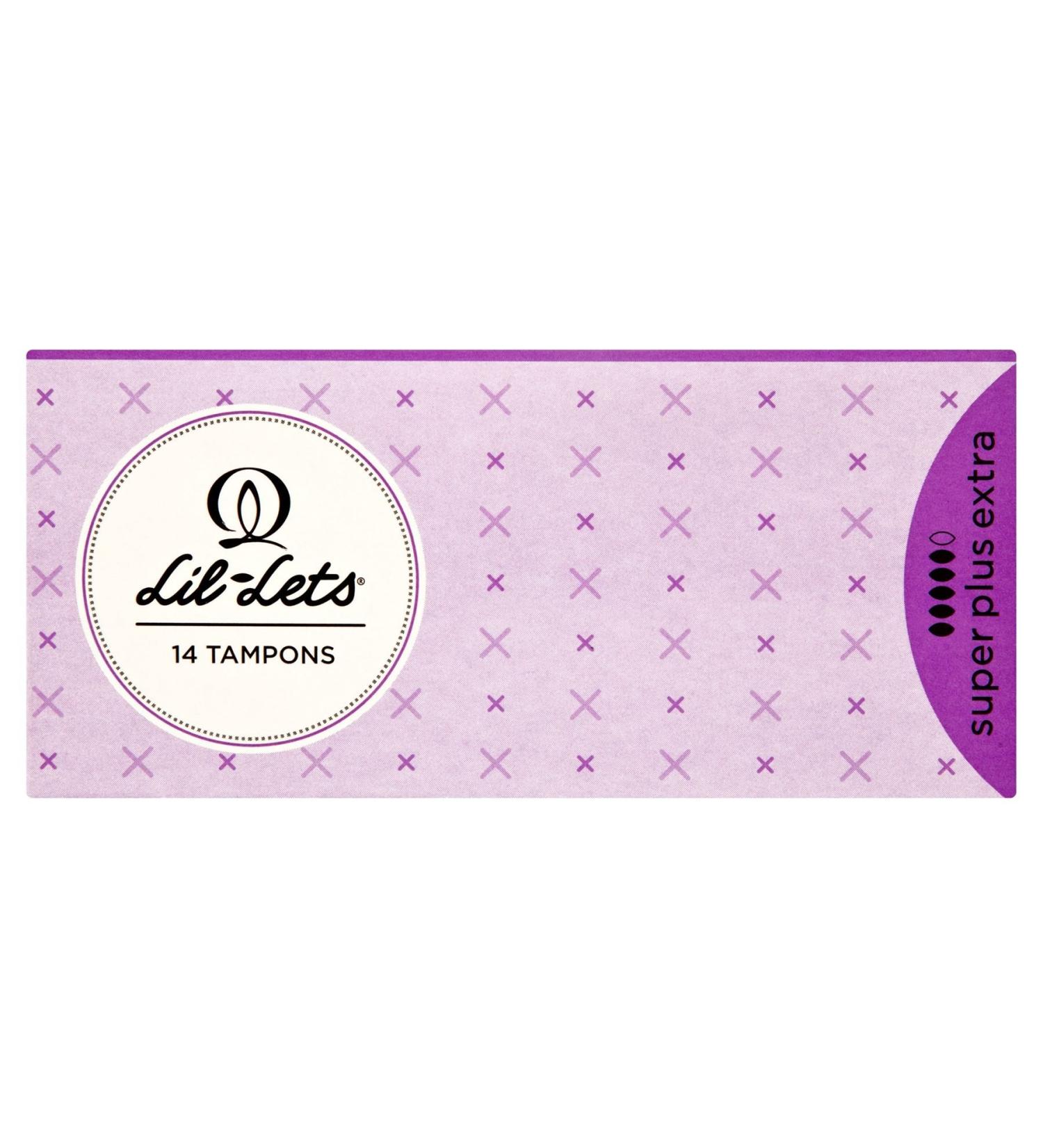 12 x Lil-Lets Tampons Super Plus Extra 14s