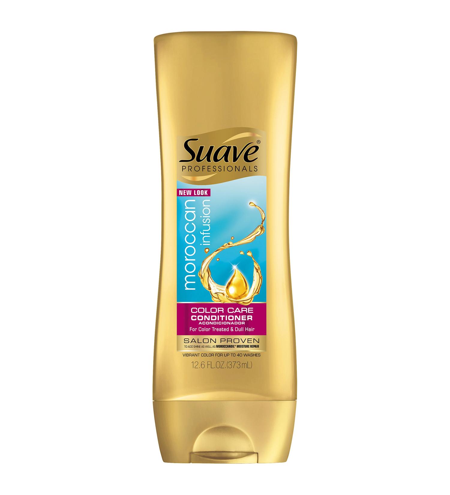 Buy Suave Professionals Color Care Conditioner Moroccan Infusion 12.6 oz - Best for Color-Treated Hair | International Shipping Available - Buy Online on GoSupps.com
