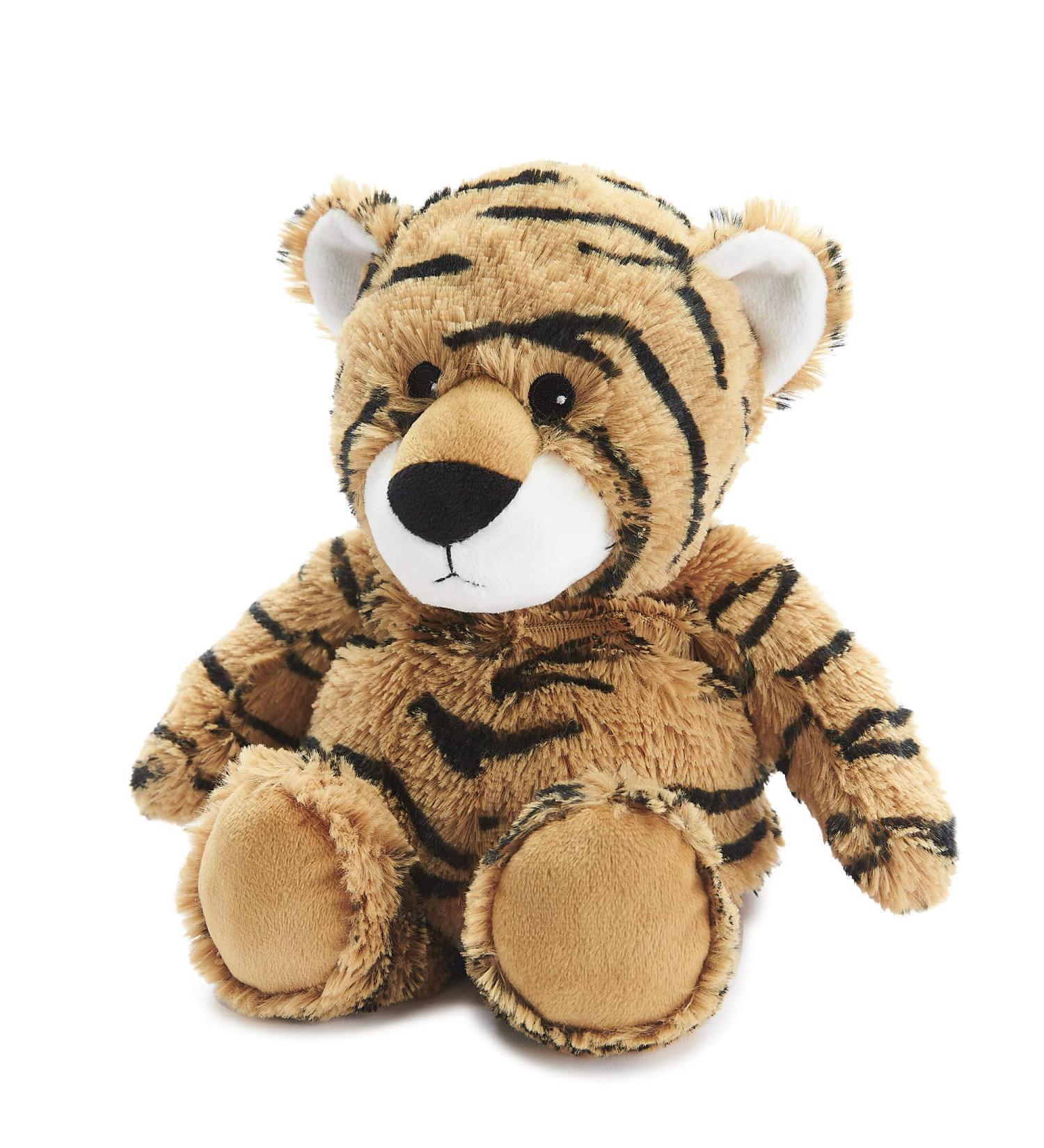 Warmies Tiger Soft Toy Brown 0.76 kg - CP-TIG-1 | Plush Microwavable Stuffed Animal - Buy Online on GoSupps.com