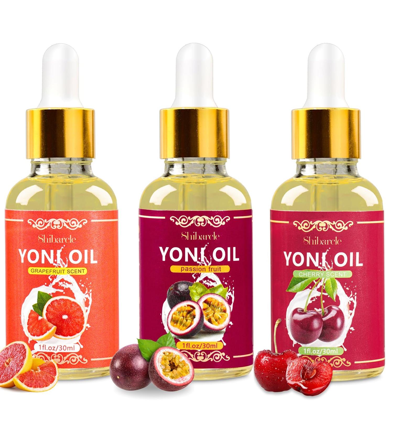 3 PCS Yoni Oil | Organic Feminine Care Essential Oil | PH Balanced Vaginal Moisturizer & Deodorant for Women - Buy Online on GoSupps.com