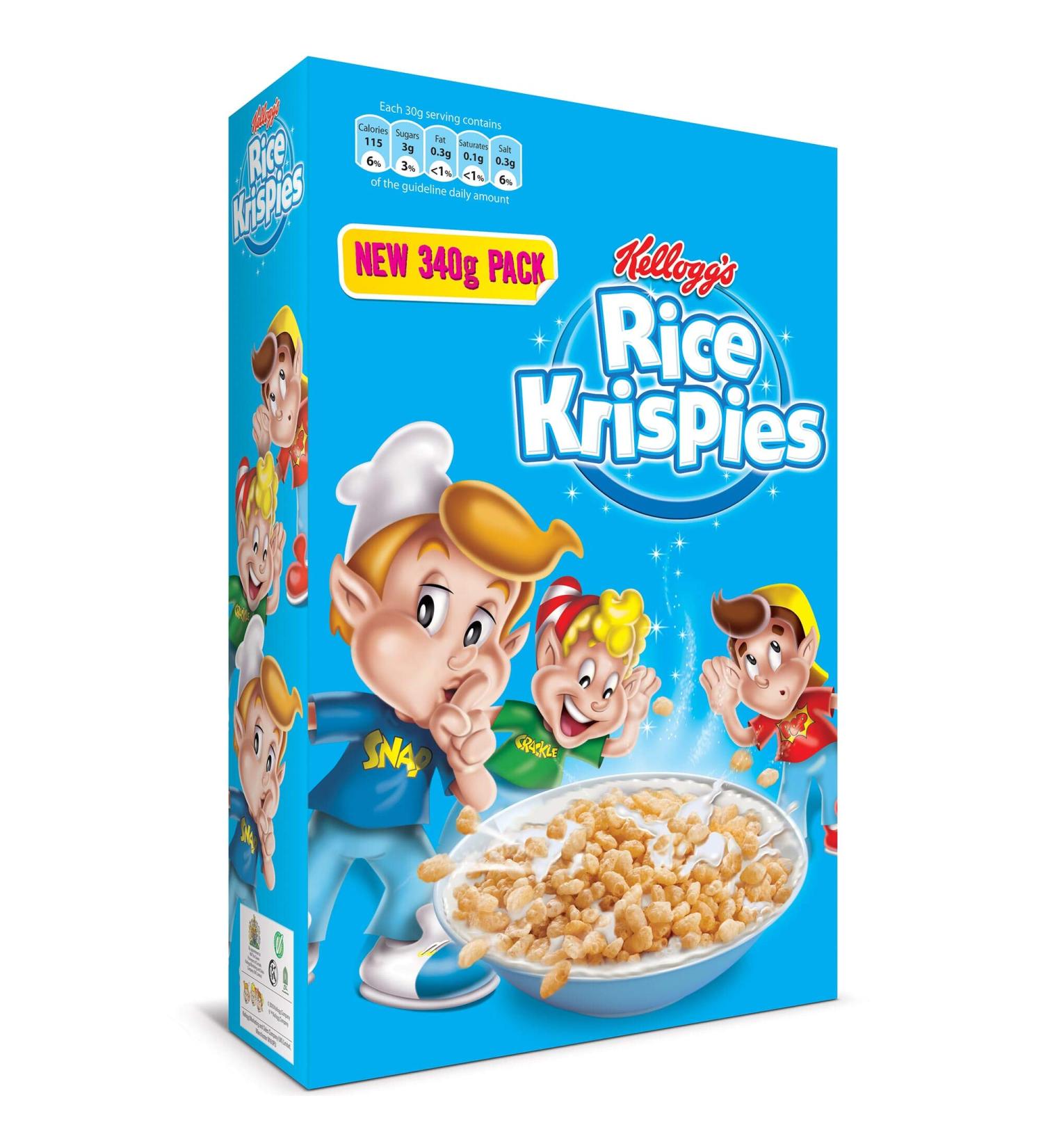 Kellogg's Rice Krispies Cereal 8x340g
