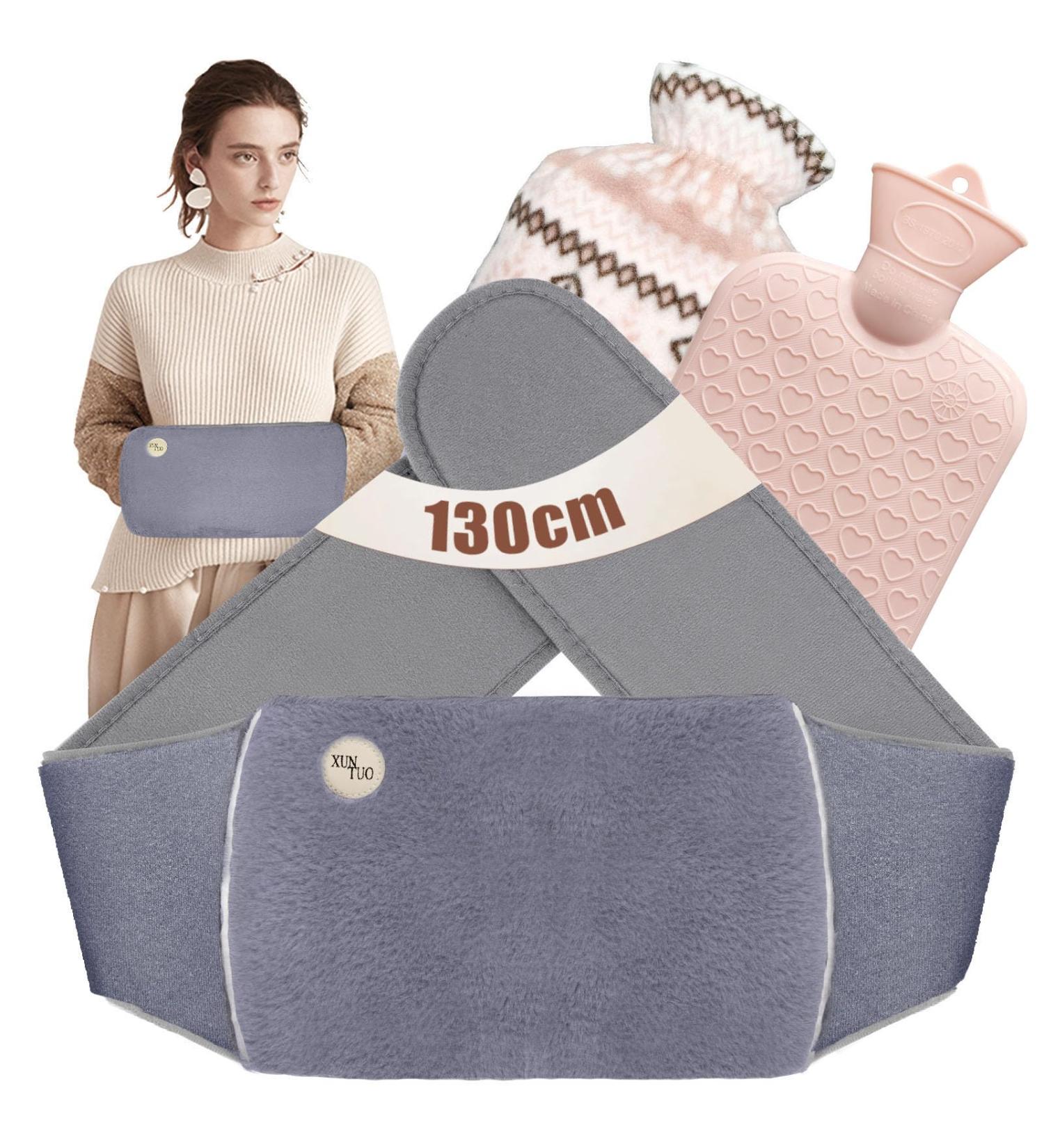 Shop Pink Heat Bottles with Soft Belts | Warm Your Neck Shoulders & Legs - Premium Hot Water Bottles with Covers - Buy Online on GoSupps.com