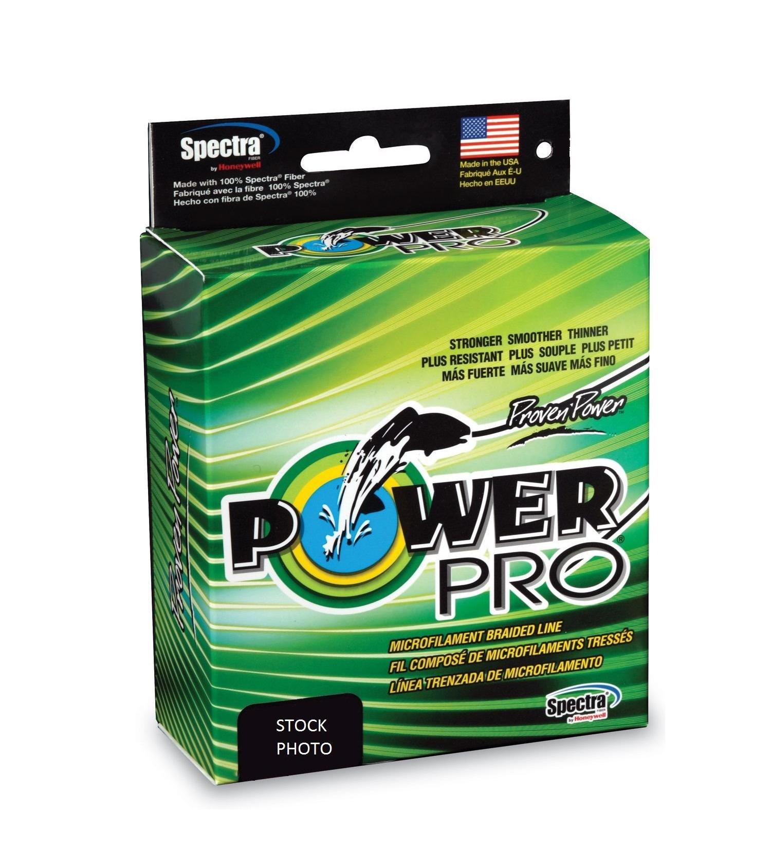 Power Pro Spectra Fiber Braided Fishing Line Moss Green 300YD/20LB