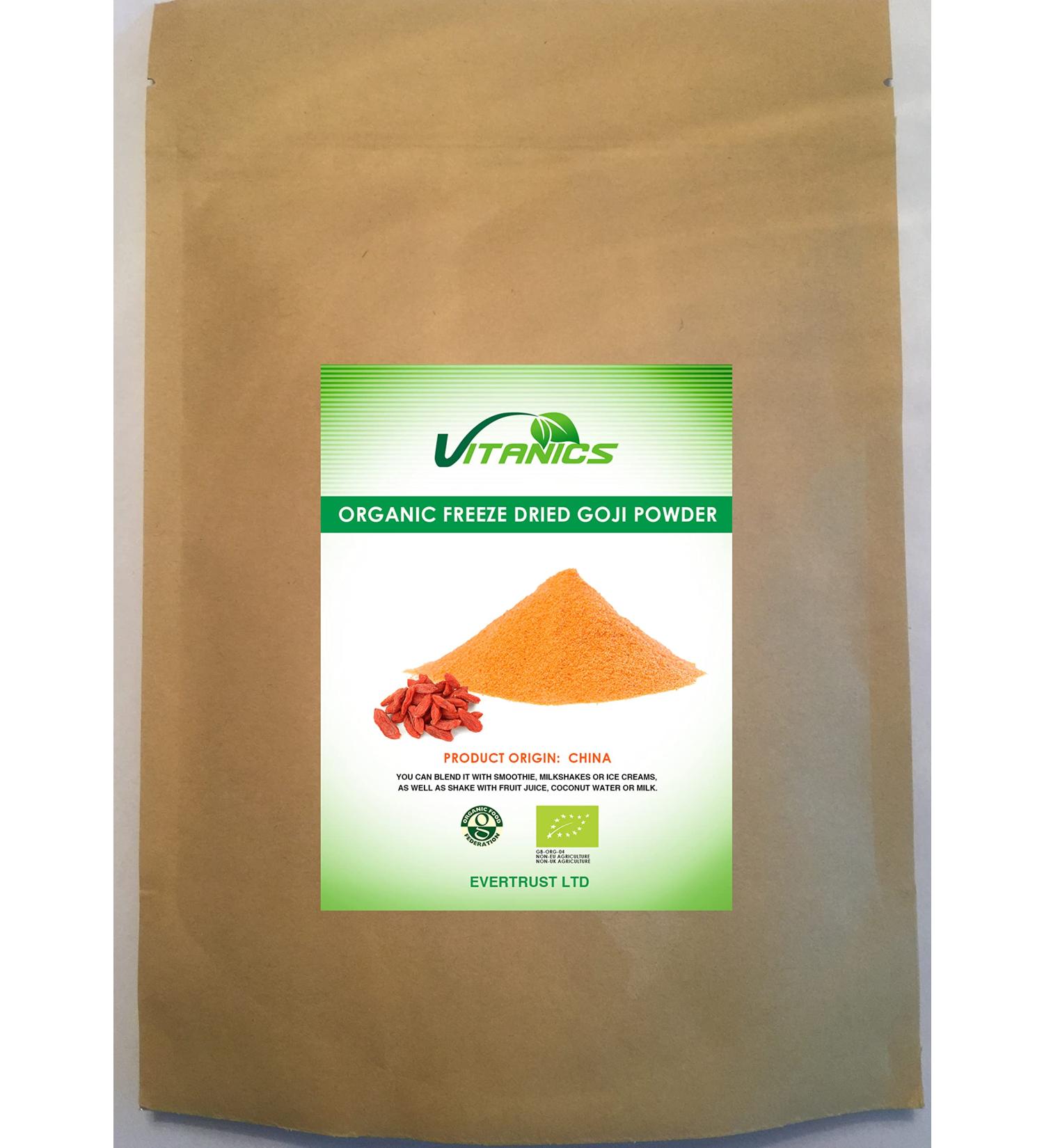 Vitanics Organic Goji Powder Freeze-Dried (150g)