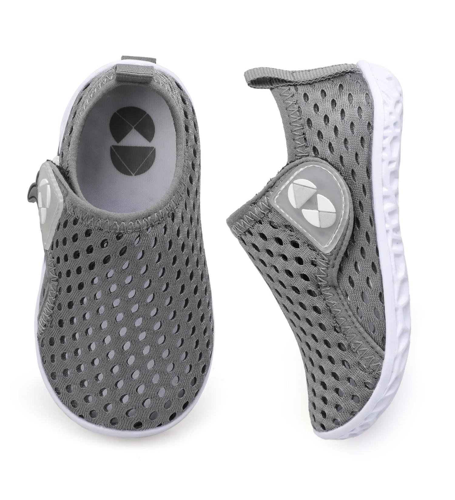 Kids Toddler Water Shoes | Barefoot Swim Beach Aqua Shoes for Boys & Girls | Quick Dry Outdoor Sports Shoes | Size 7-7.5 - Ty2 Bmeshgreyn - Buy Online on GoSupps.com