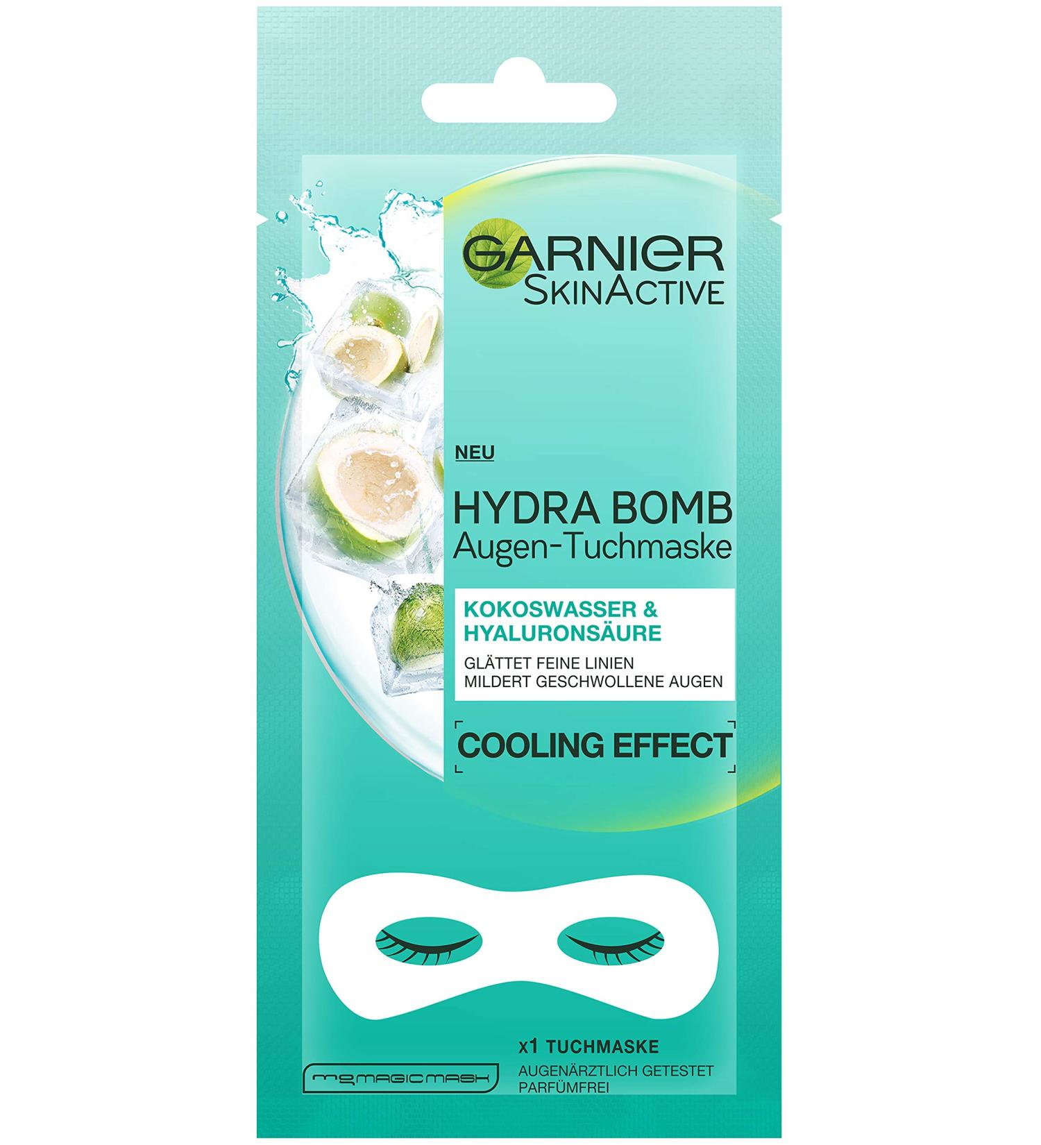 Garnier Eye Mask Coconut Water + Hyaluronic Acid Pack of 5 (5 x 1 piece)