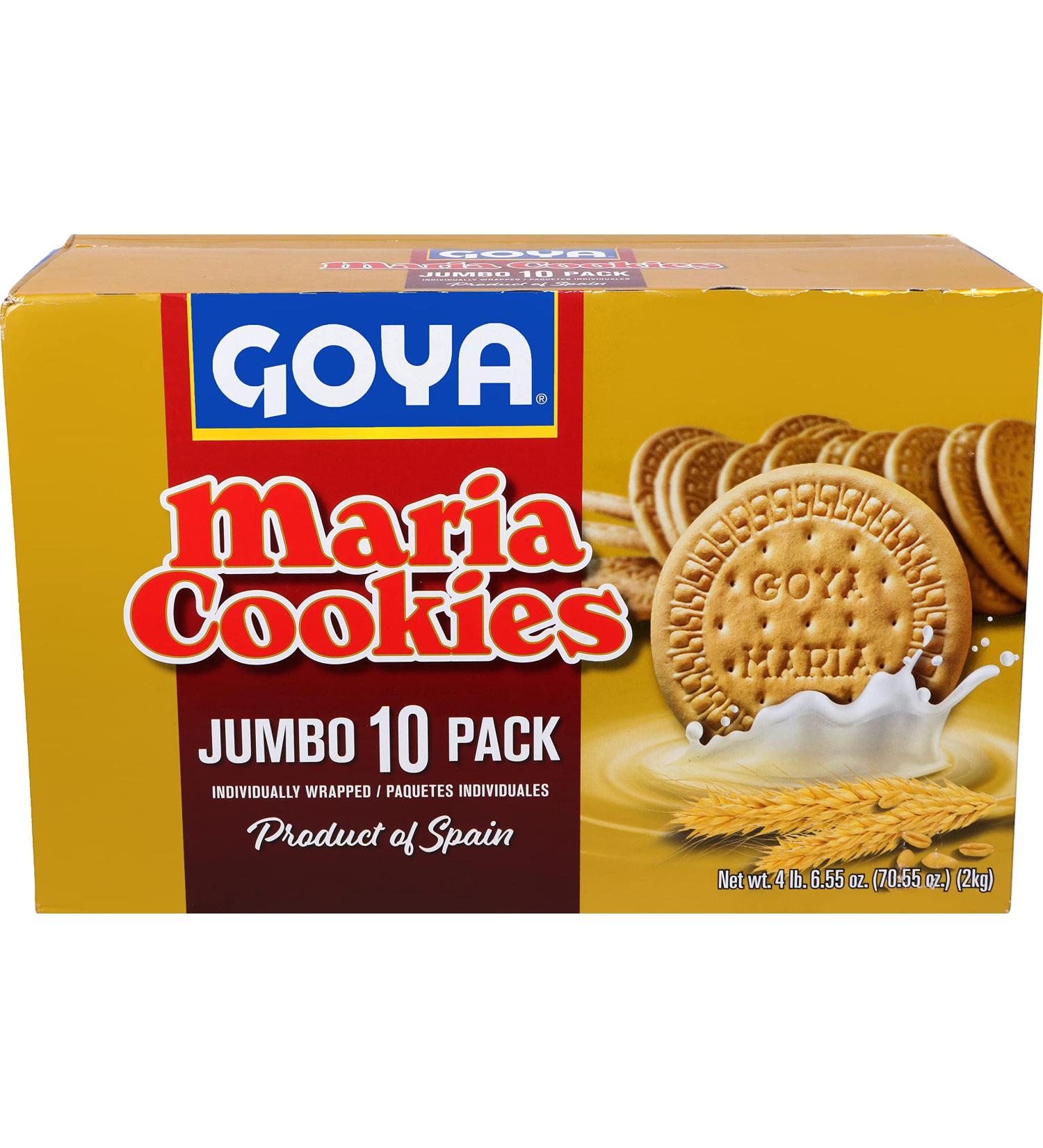 Goya Foods Maria Cookies Jumbo Pack 7 Ounce (Pack of 10) - Delicious Spanish Treat - Buy Online on GoSupps.com