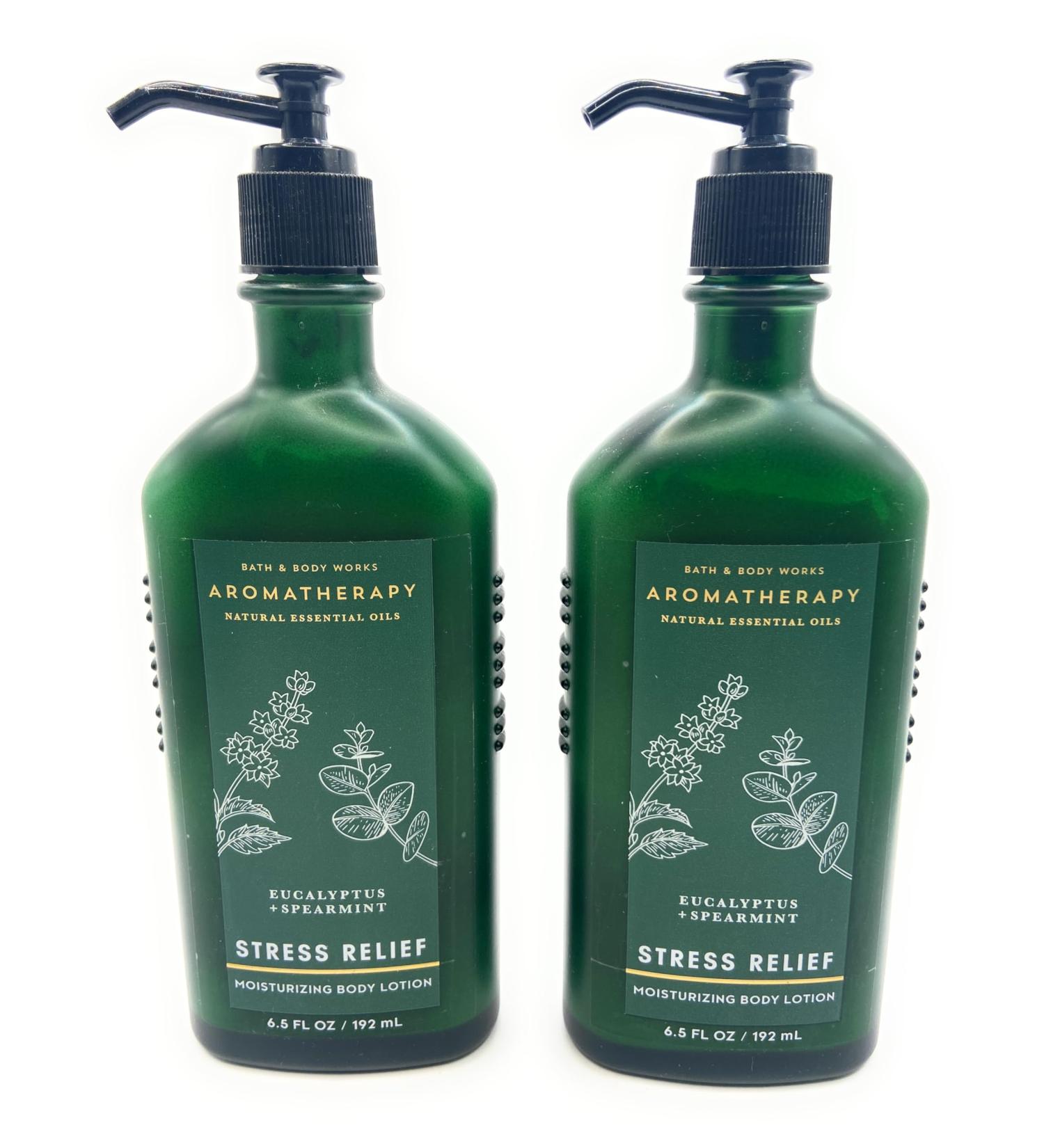 Bath and Body Works Aromatherapy Stress Relief - Eucalyptus-Spearmint Unisex Body Lotion 6.5 fl. oz / 192 ml Each (Pack Of 2) - Buy Online on GoSupps.com