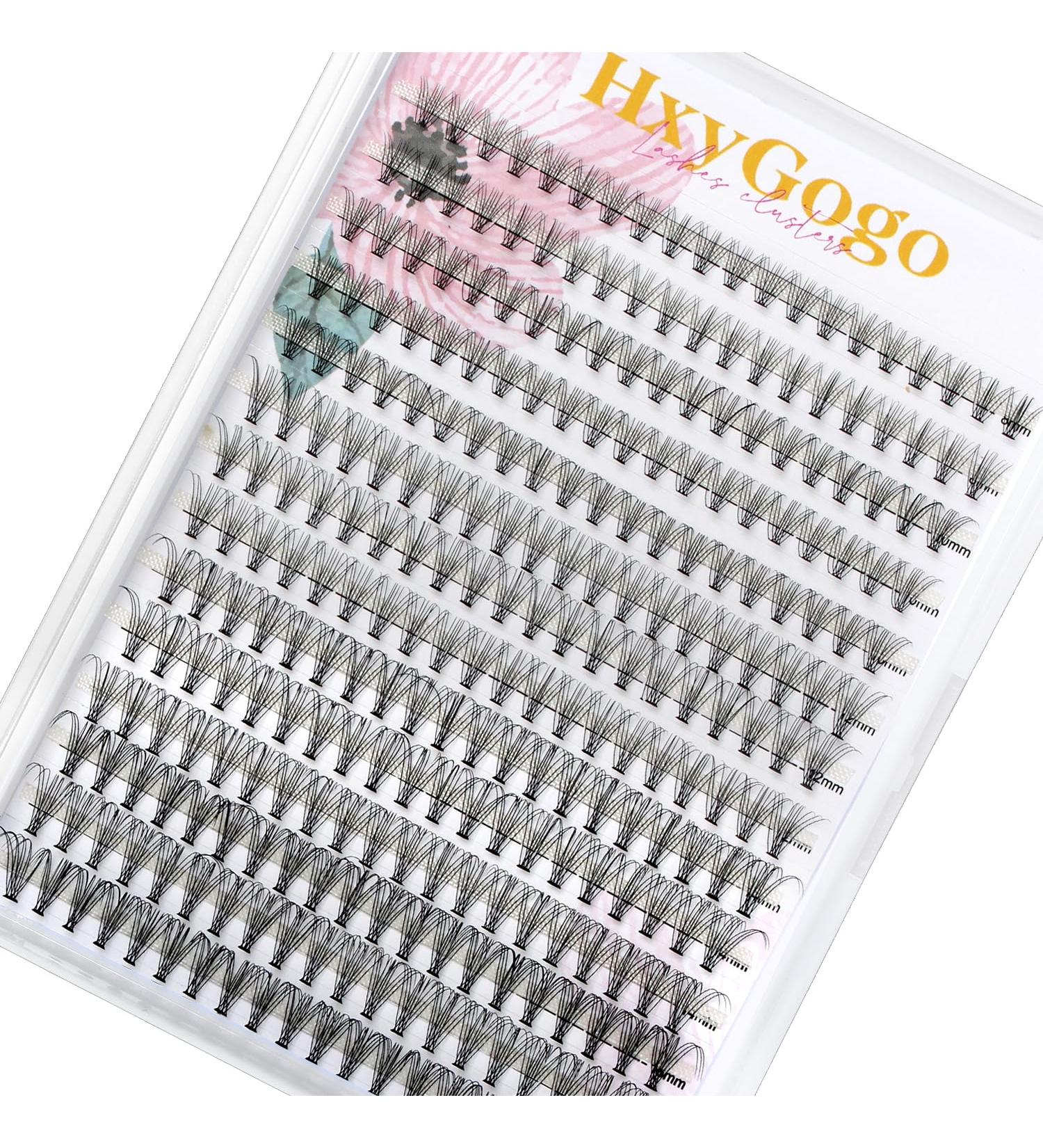 HxyGogo Wispy Fluffy Lash Extensions 10D Cluster DIY Eyelash Extensions 280 pcs - Natural Look, Reusable Individuals - 8-16MM D Curl - Buy Online on GoSupps.com