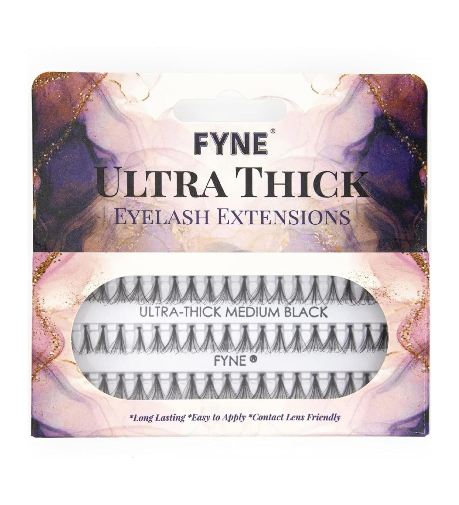 FYNE Eyelash Extension Medium 60 Cluster Lashes