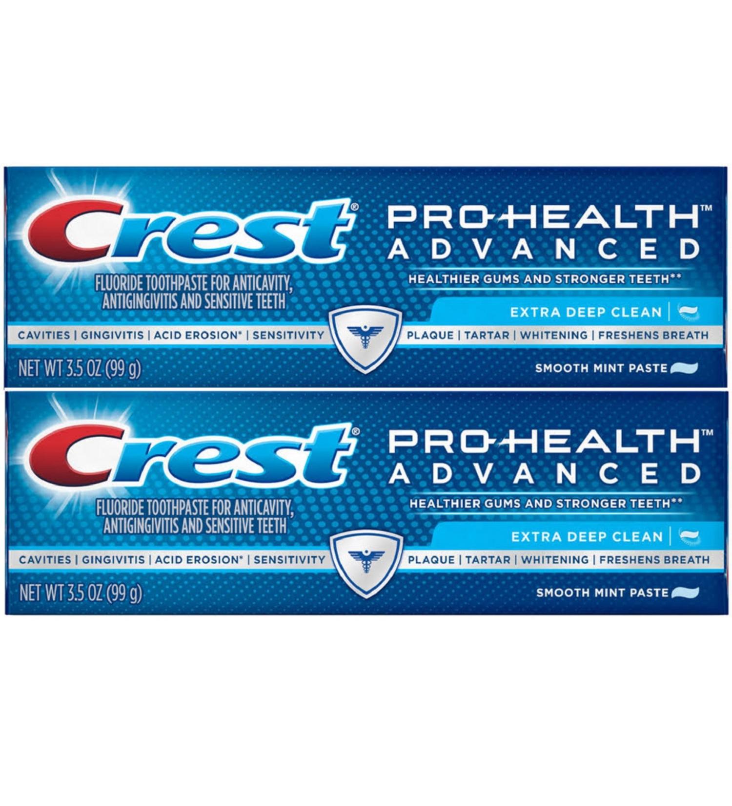 Crest Pro Health Toothpaste Advanced Extra Deep Clean 3.5 oz - International Shipping Available - Buy Online on GoSupps.com