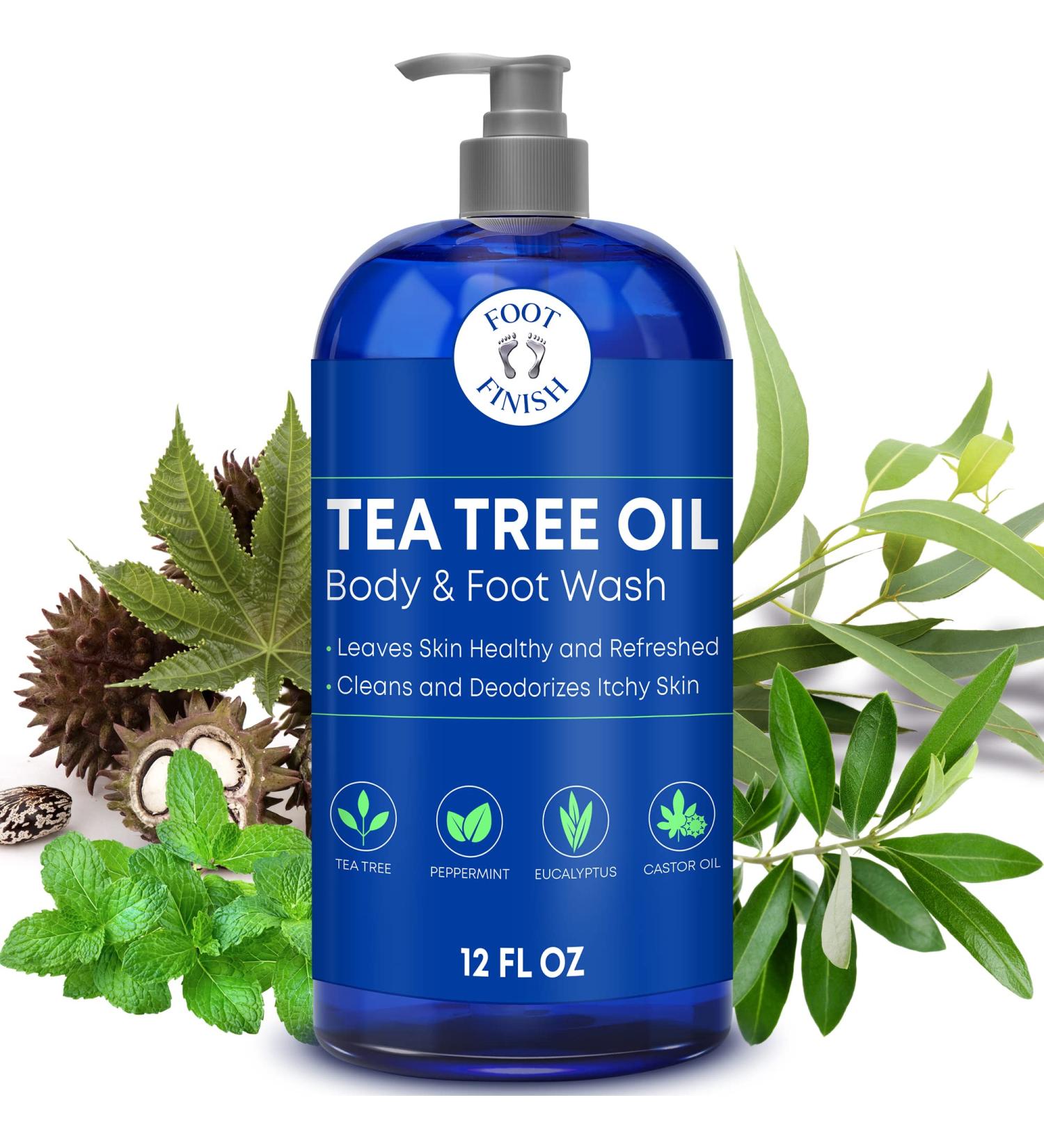 LOVE LORI Tea Tree Body Wash (12oz) - Antibacterial, Antifungal Body Wash for Jock Itch, Athlete's Foot, Acne, Eczema | Shower Gel - Buy Online on GoSupps.com
