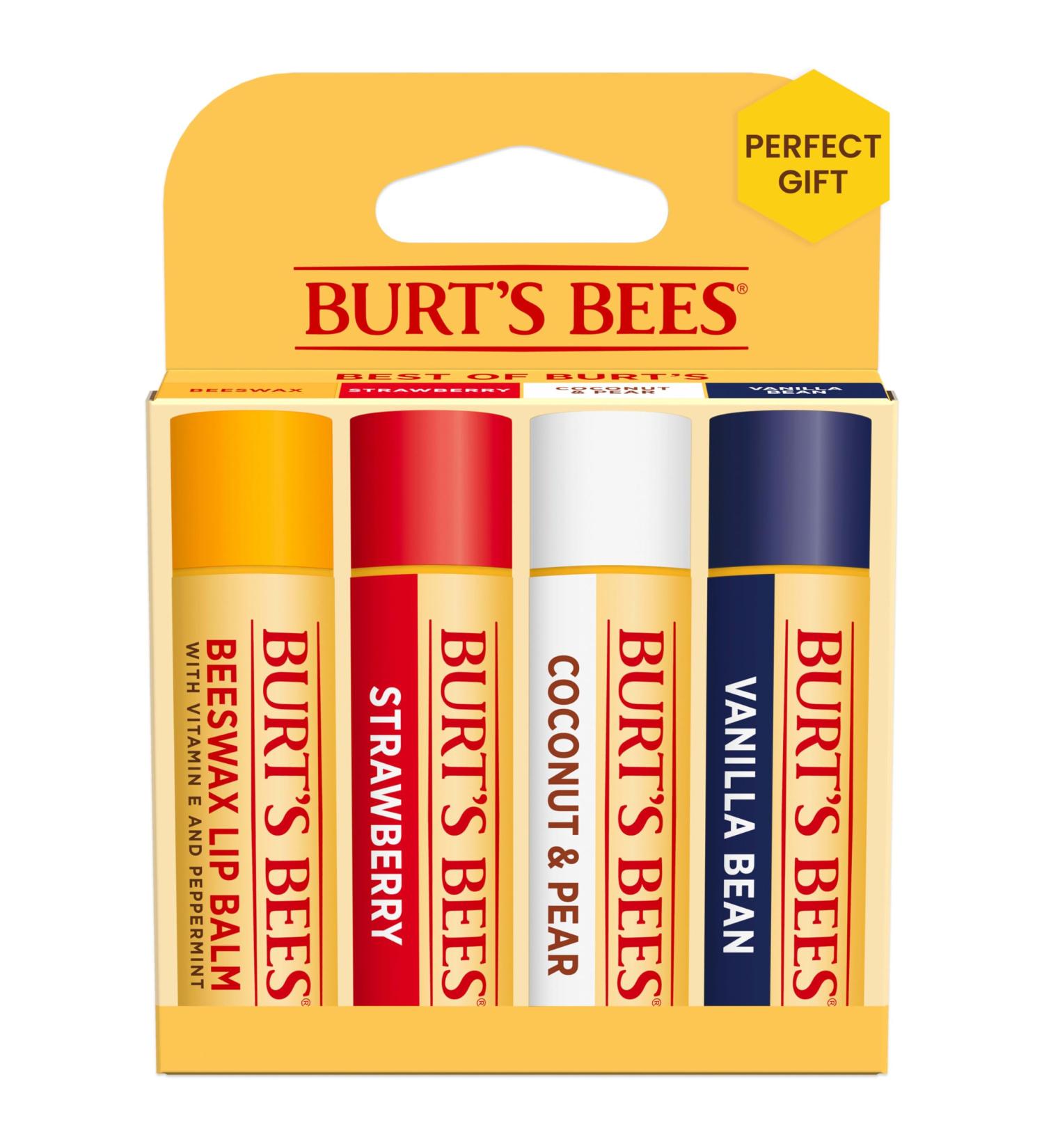 Burt's Bees Best of Gift Set As Shown picture Best(Vanilla Coconut Strawberry and BeeWax) 1 count (Pack of 1) - Buy Online on GoSupps.com