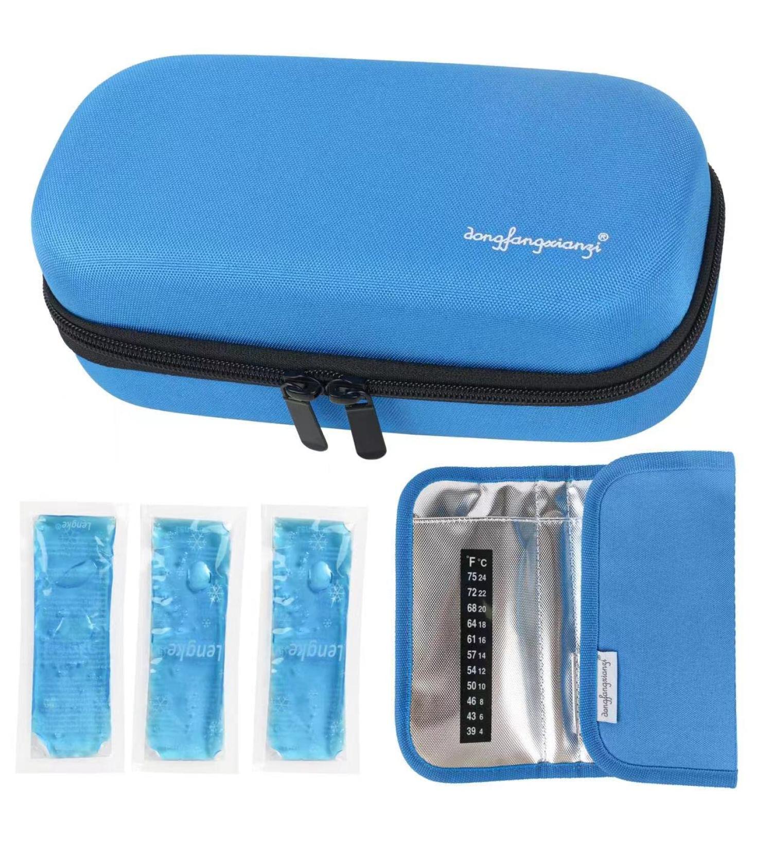 Jasilon Eva Insulated Diabetic Insulin Cooler Bag - Travel Case with Ice Pack - Buy Online on GoSupps.com