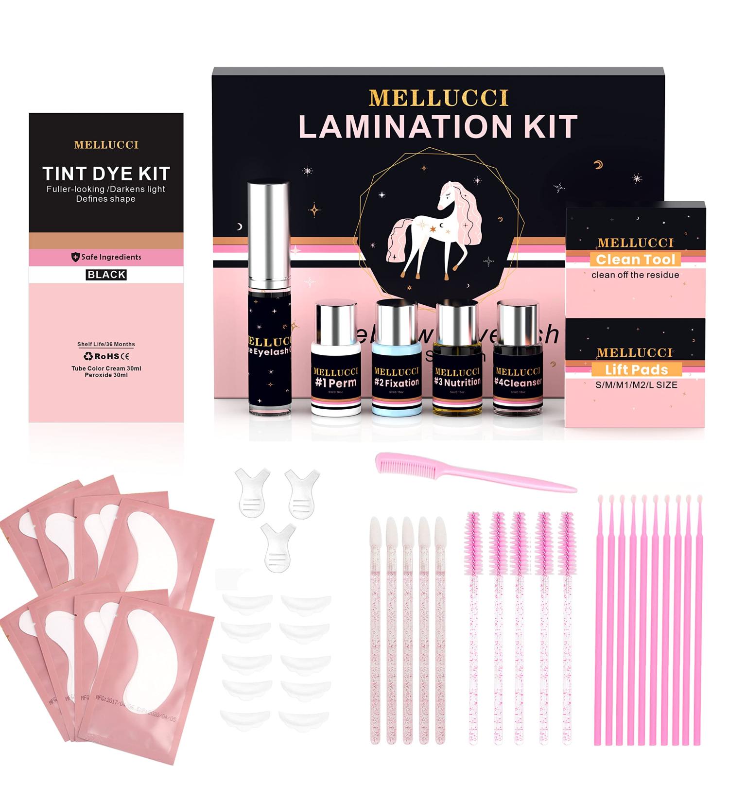 4in1 Lash Lift and Color Kit - Black Color, Long-Lasting Brow and Lash Tint - 6-8 Weeks - Buy Online on GoSupps.com