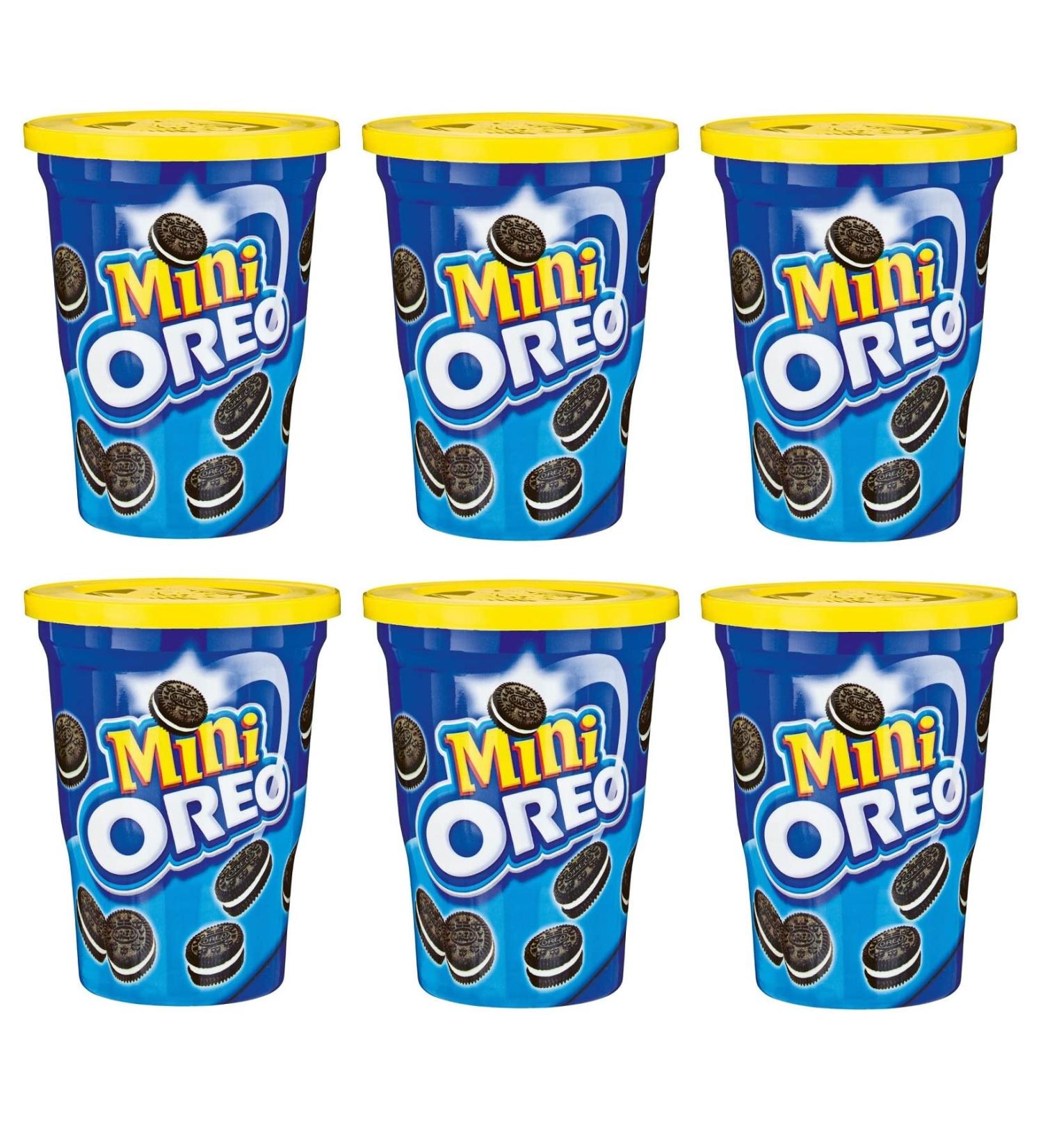 Set of 6 Mini OREO Cookies Cocoa Cookies Filled with Vanilla Cream Cocoa Cookies Stuffed with Vanilla Cream 115 g - Buy Online on GoSupps.com