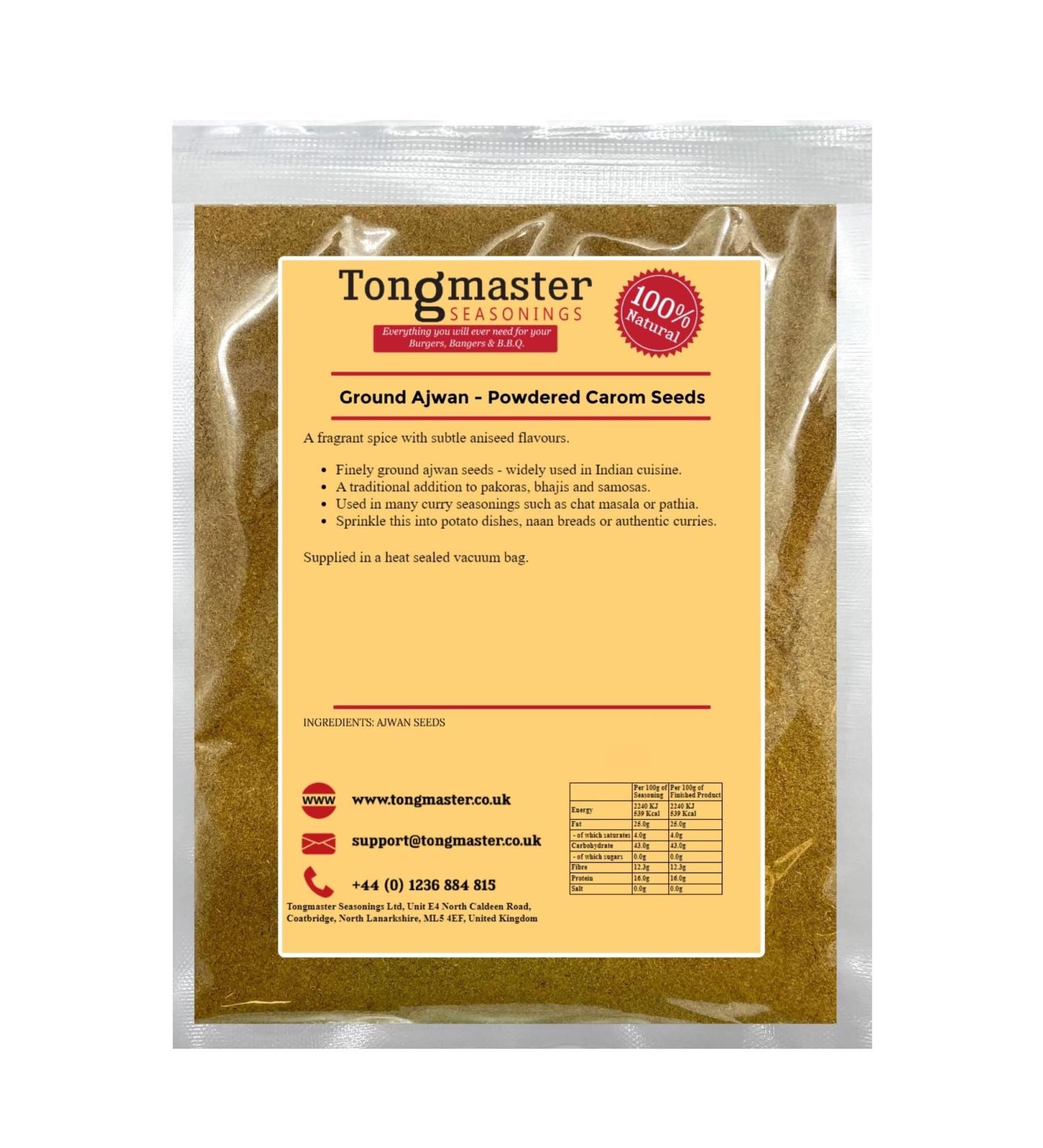 Ground Ajwan - Powdered Carom Seeds - 200g