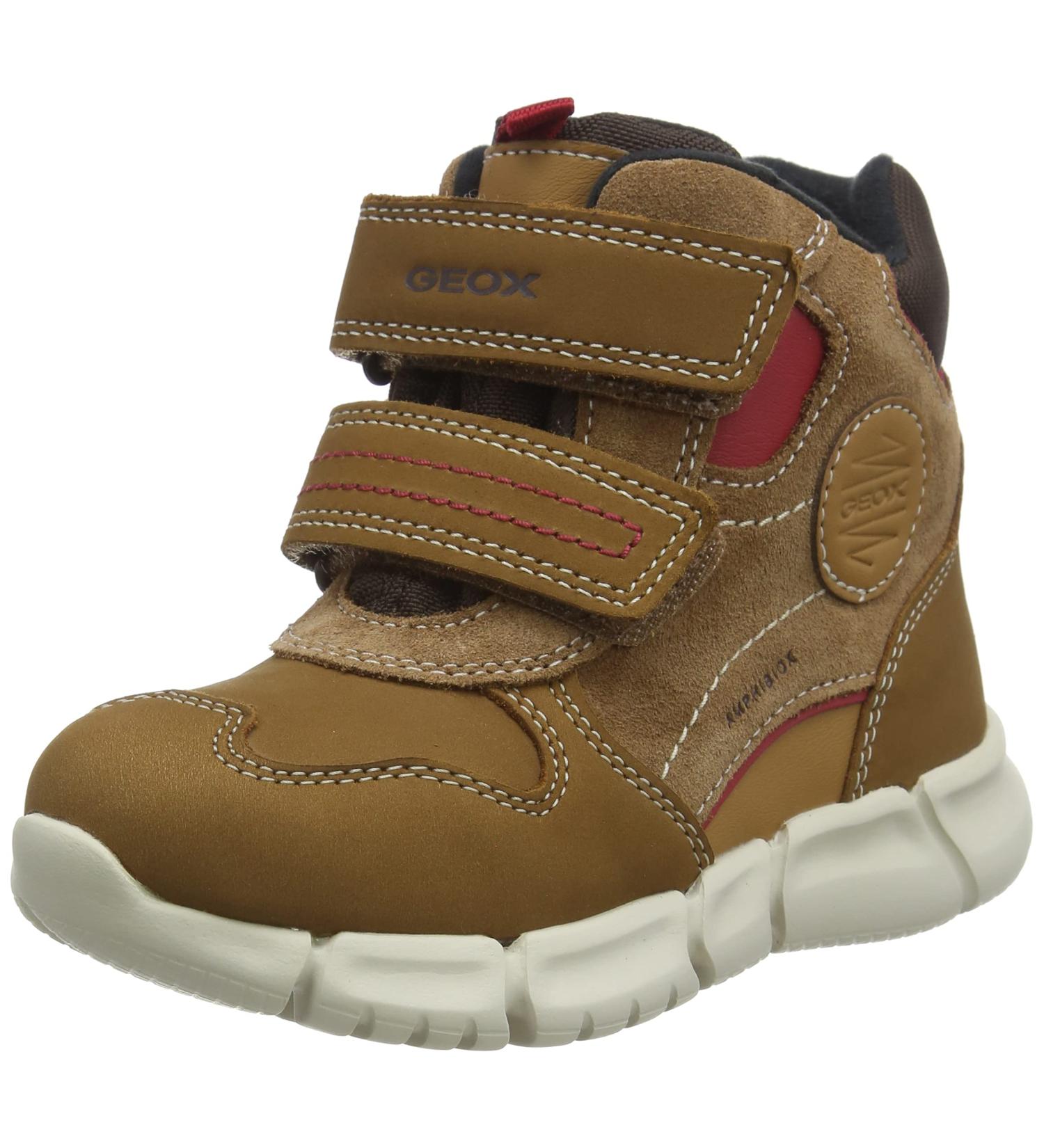 Geox Baby Flexyper Boy B ABX B Hi-Top Sneakers - 7.5 UK Child - Whisky Brown - Buy Online on GoSupps.com