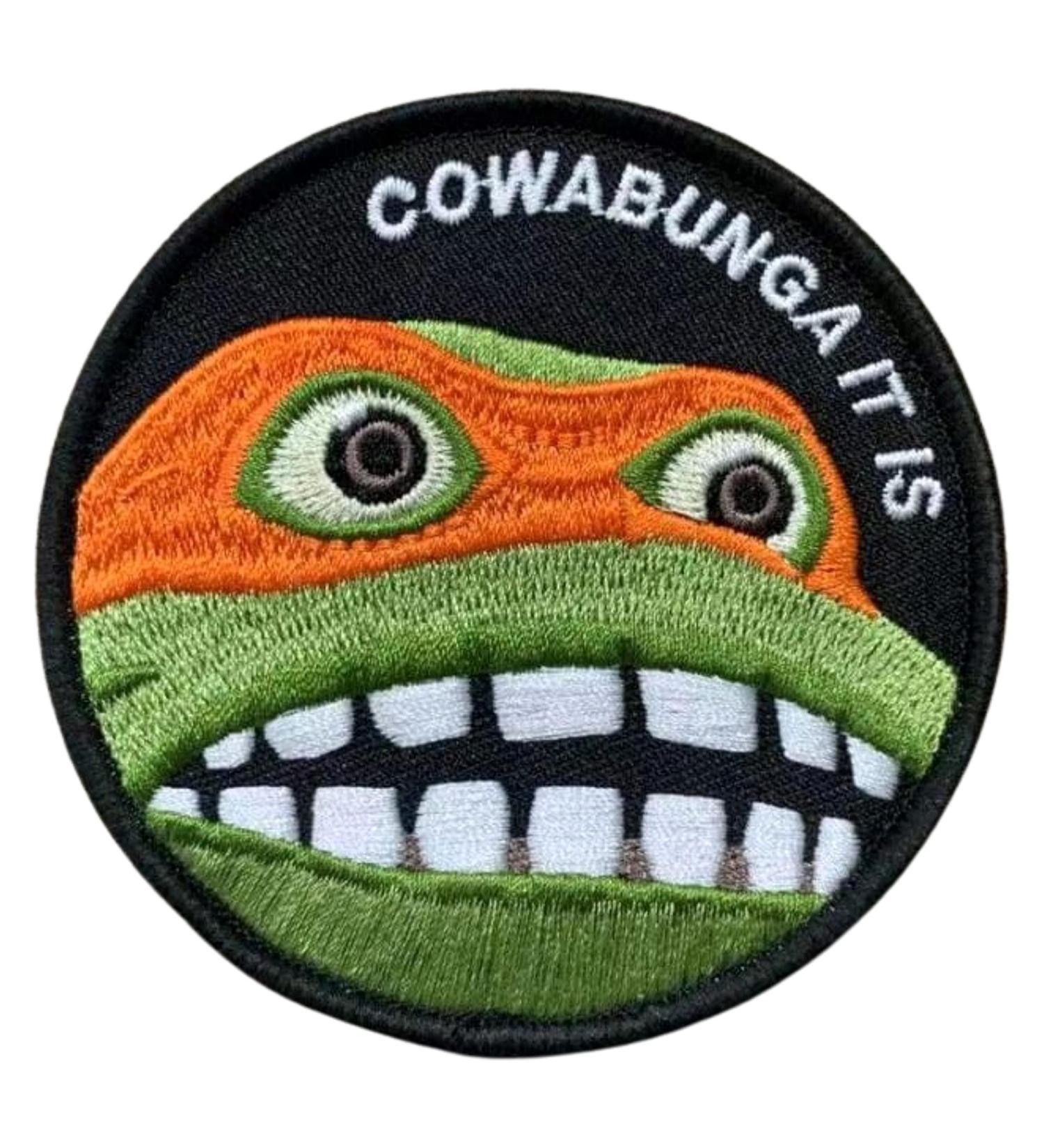 Cowabunga Patch - Tactical Embroidered Morale Patch for Army Gear and Backpacks - Buy Online on GoSupps.com