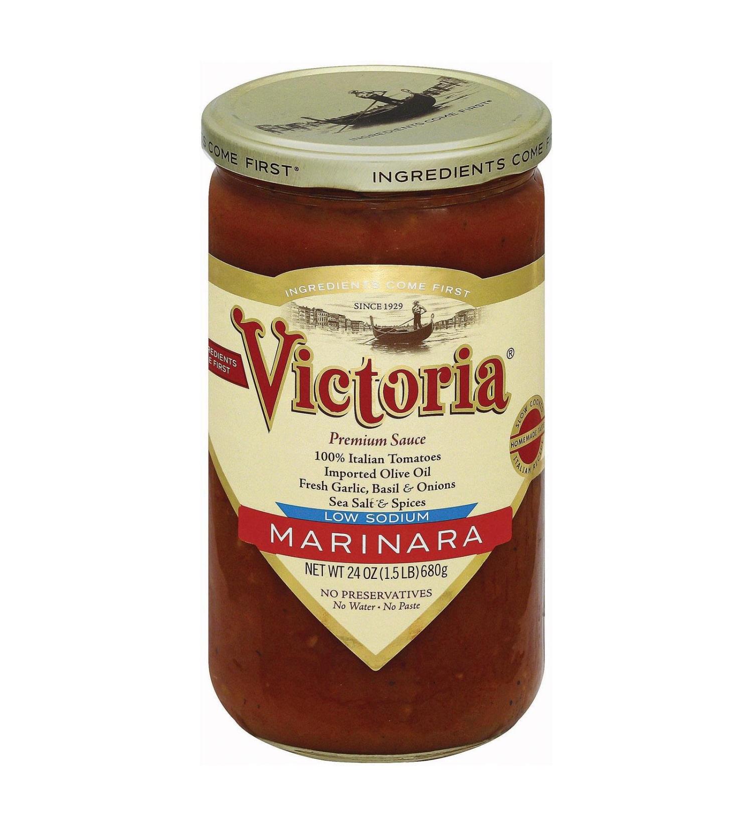 Victoria Sauce Low Sodium Marinara, 24 oz