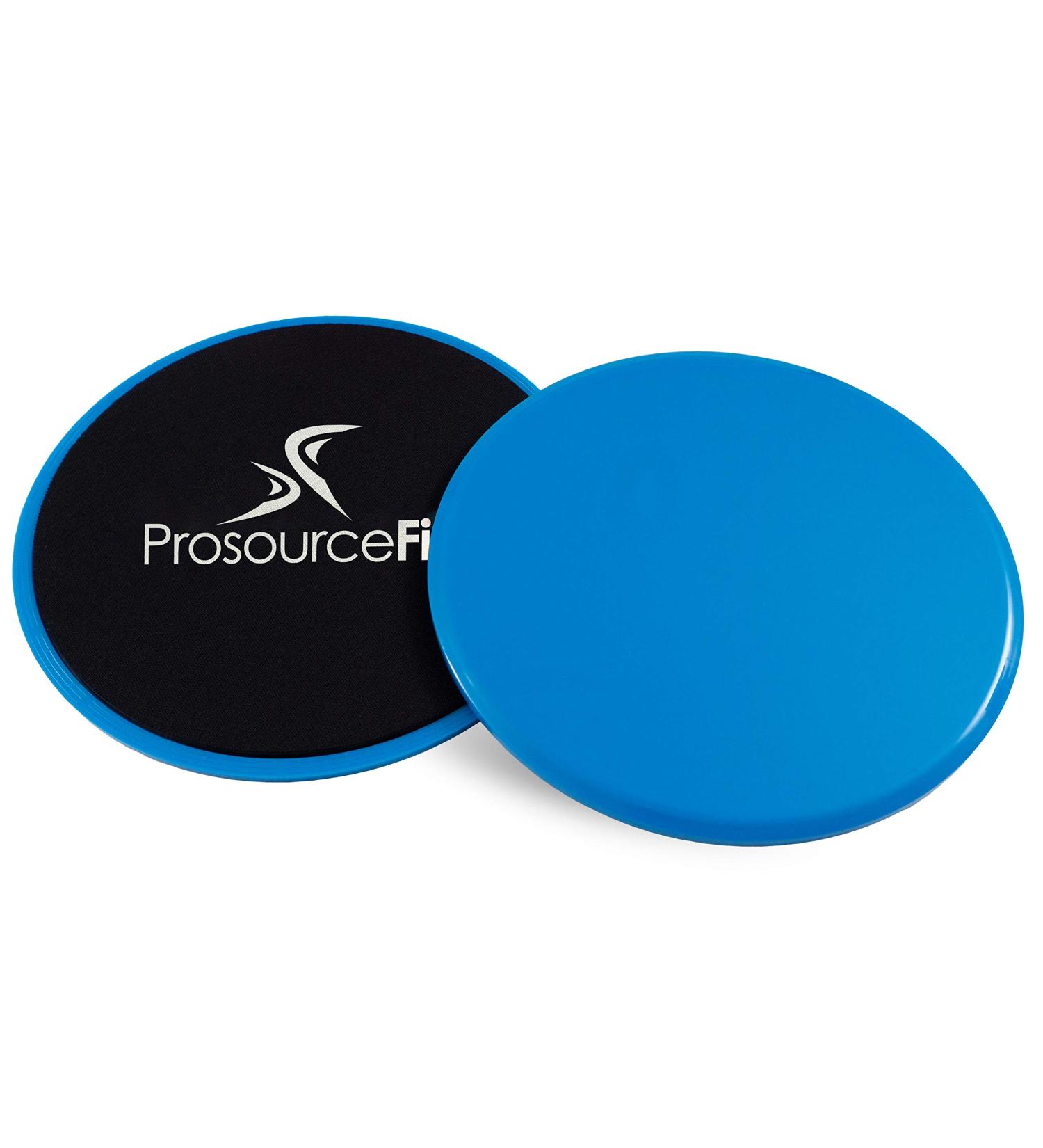 Prosourcefit Core Sliding Exercise Discs - Dual Sided Sliders for Home & Gym Workouts | Full Body Exercise 2 Set Blue - Buy Online on GoSupps.com