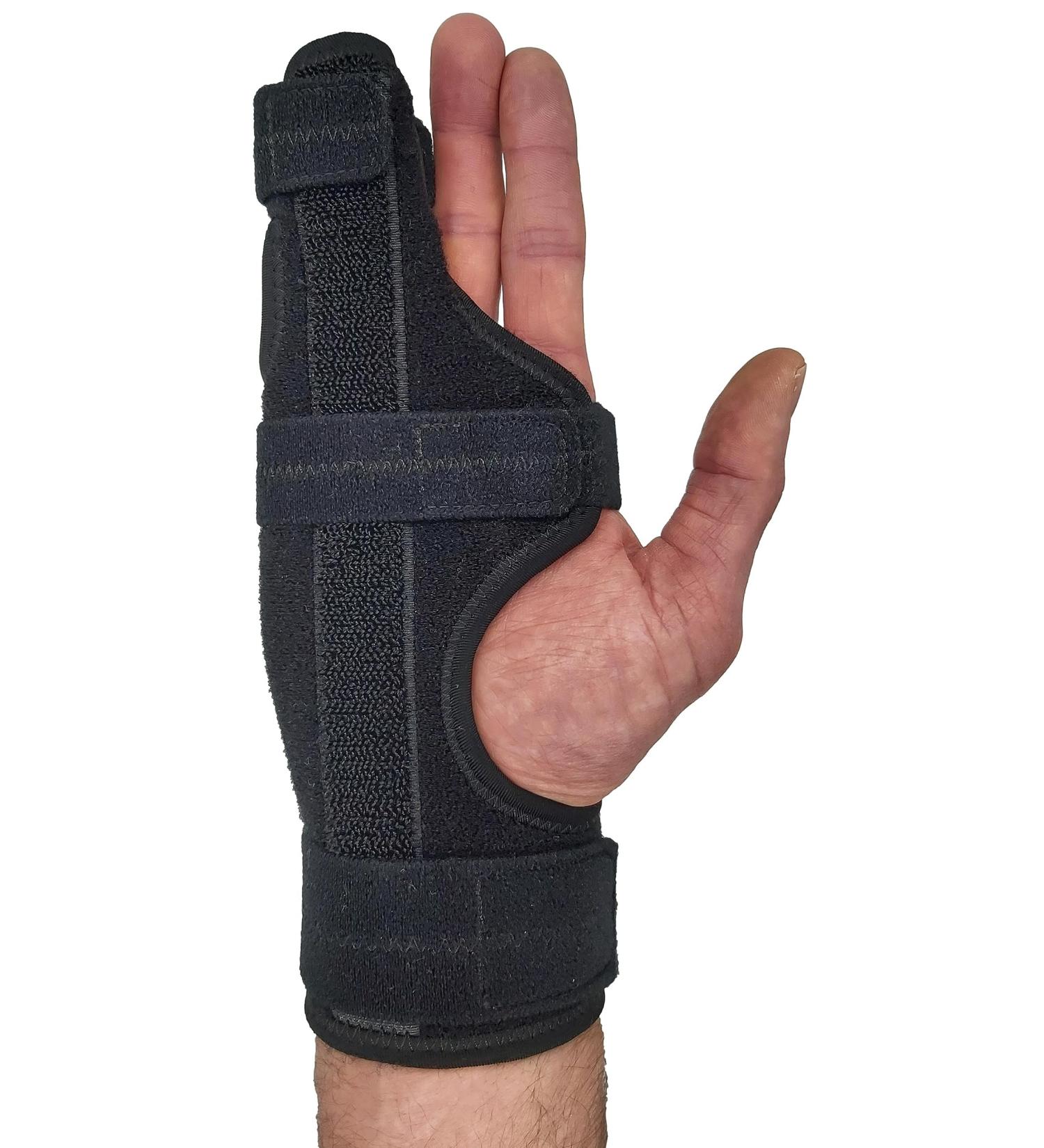 Metacarpal Finger Splint Hand Brace | Right XS Pinky & Ring Finger Support for Boxer Fractures & Trigger Finger | Ulnar Gutter Cast & Immobilizer - Buy Online on GoSupps.com