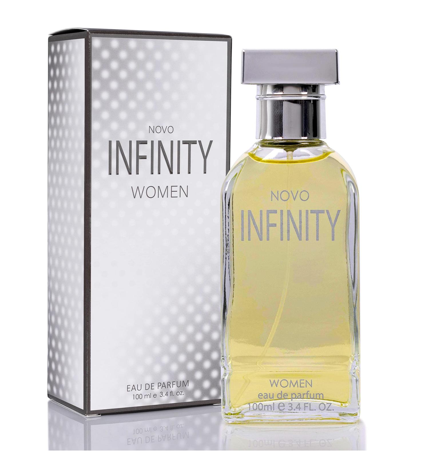 Novo Infinity for Women - 3.4 Fluid Ounce Eau De Parfum Spray Refreshing Mix of Citrus Floral & Musk Fragrances Smell Fresh All Day Long Lovely Gift Occasions - Buy Online on GoSupps.com