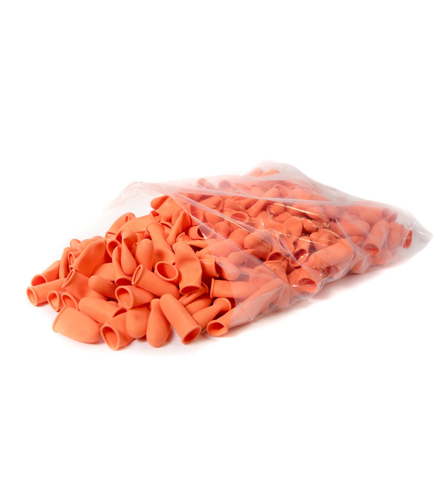 Buy Bertech Heavy Duty Finger Cots - Industrial Grade Textured Orange Reusable 14 Mil Thick Medium (300 Pieces) - RoHS Compliant - Buy Online on GoSupps.com