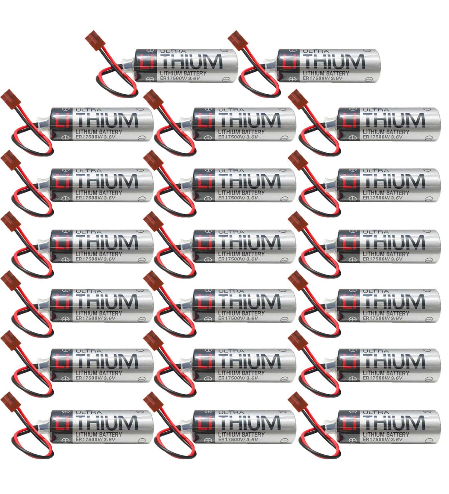 WELLVEUS 20 Pack ER6VCT 3.6V 2000mAh Battery with Small JAE Plug for Robot OTC ER6BWK67PT High-Performance Rechargeable Batteries for International Shipping - Buy Online on GoSupps.com